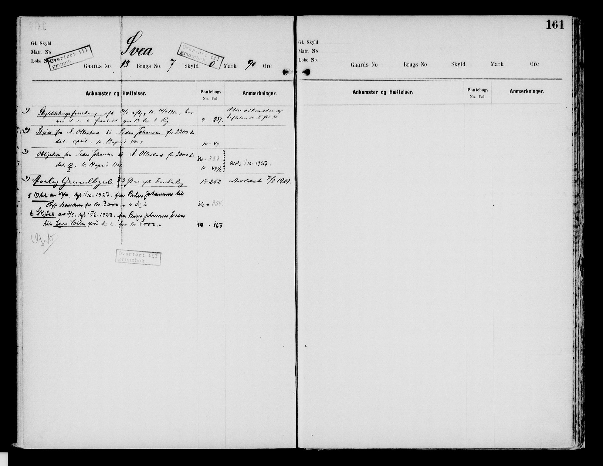 Nord-Hedmark sorenskriveri, SAH/TING-012/H/Ha/Had/Hade/L0002: Mortgage register no. 4.2, 1893-1940, p. 161