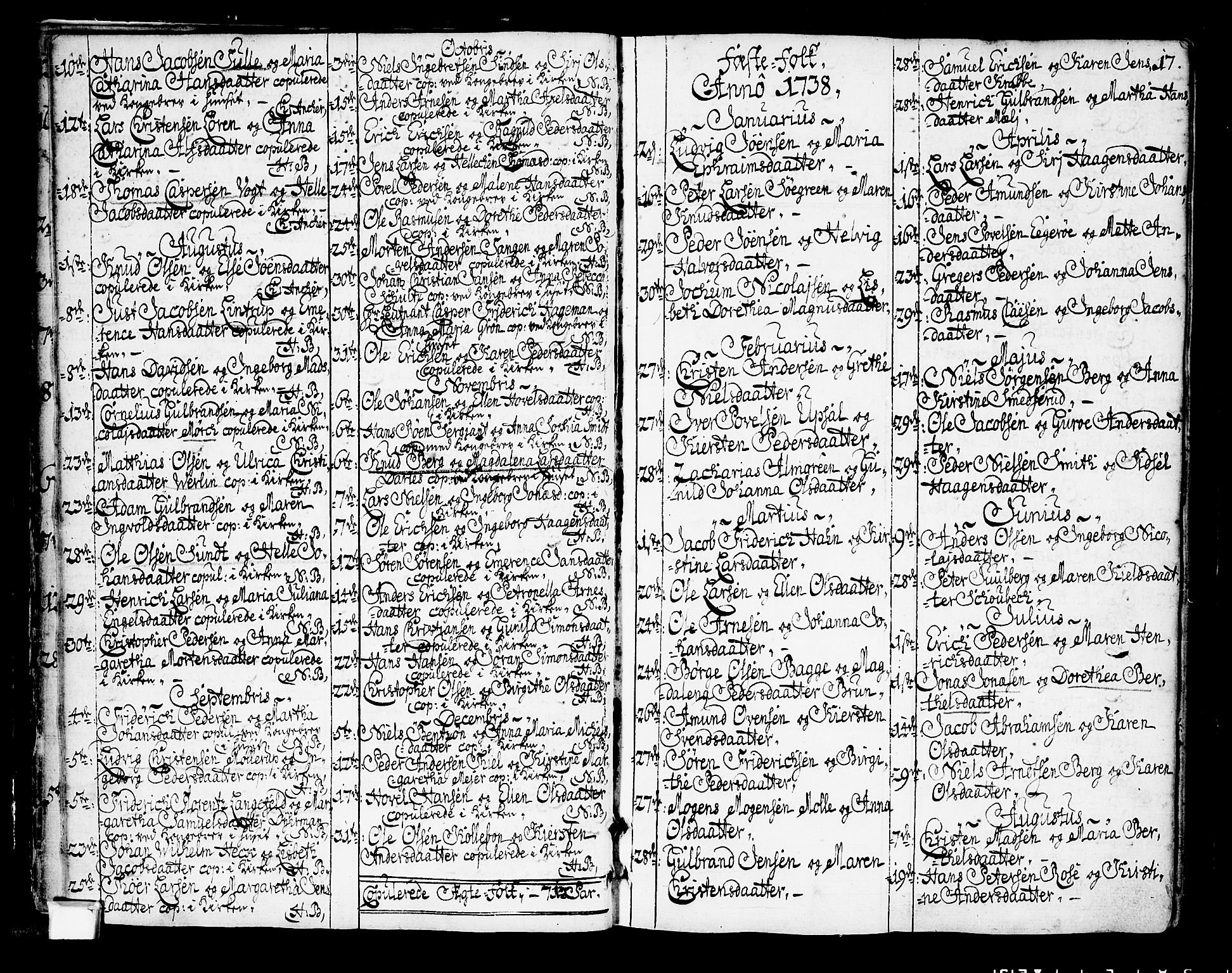 Oslo domkirke Kirkebøker, SAO/A-10752/F/Fa/L0003: Parish register (official) no. 3, 1731-1743, p. 17