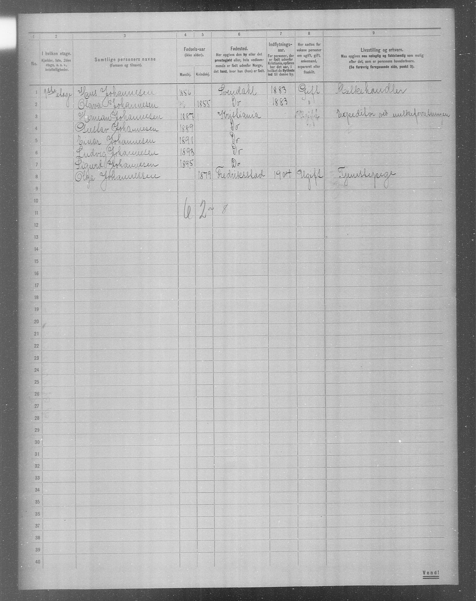 OBA, Municipal Census 1904 for Kristiania, 1904, p. 14339