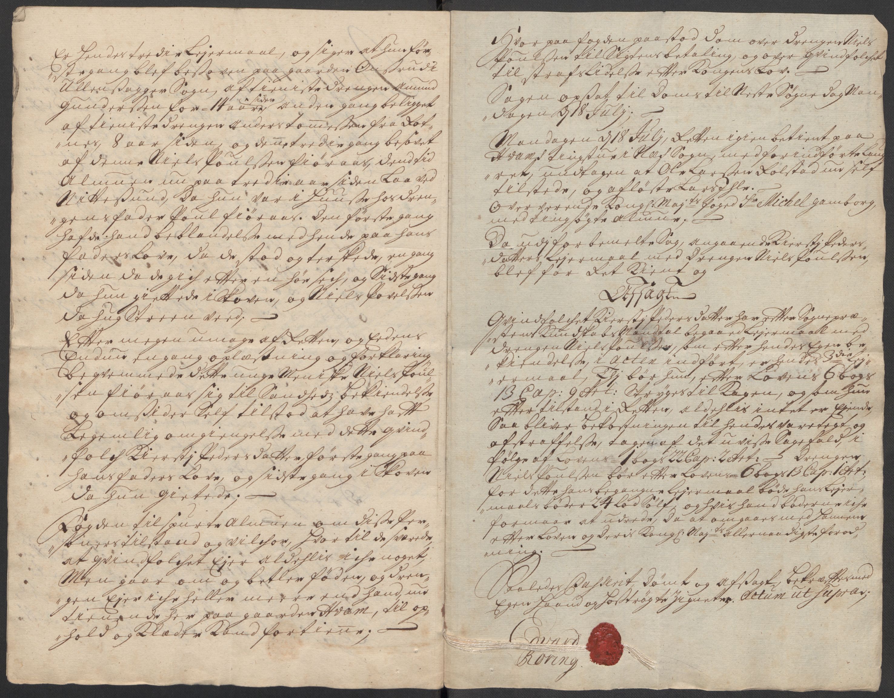 Rentekammeret inntil 1814, Reviderte regnskaper, Fogderegnskap, AV/RA-EA-4092/R12/L0727: Fogderegnskap Øvre Romerike, 1718, p. 286