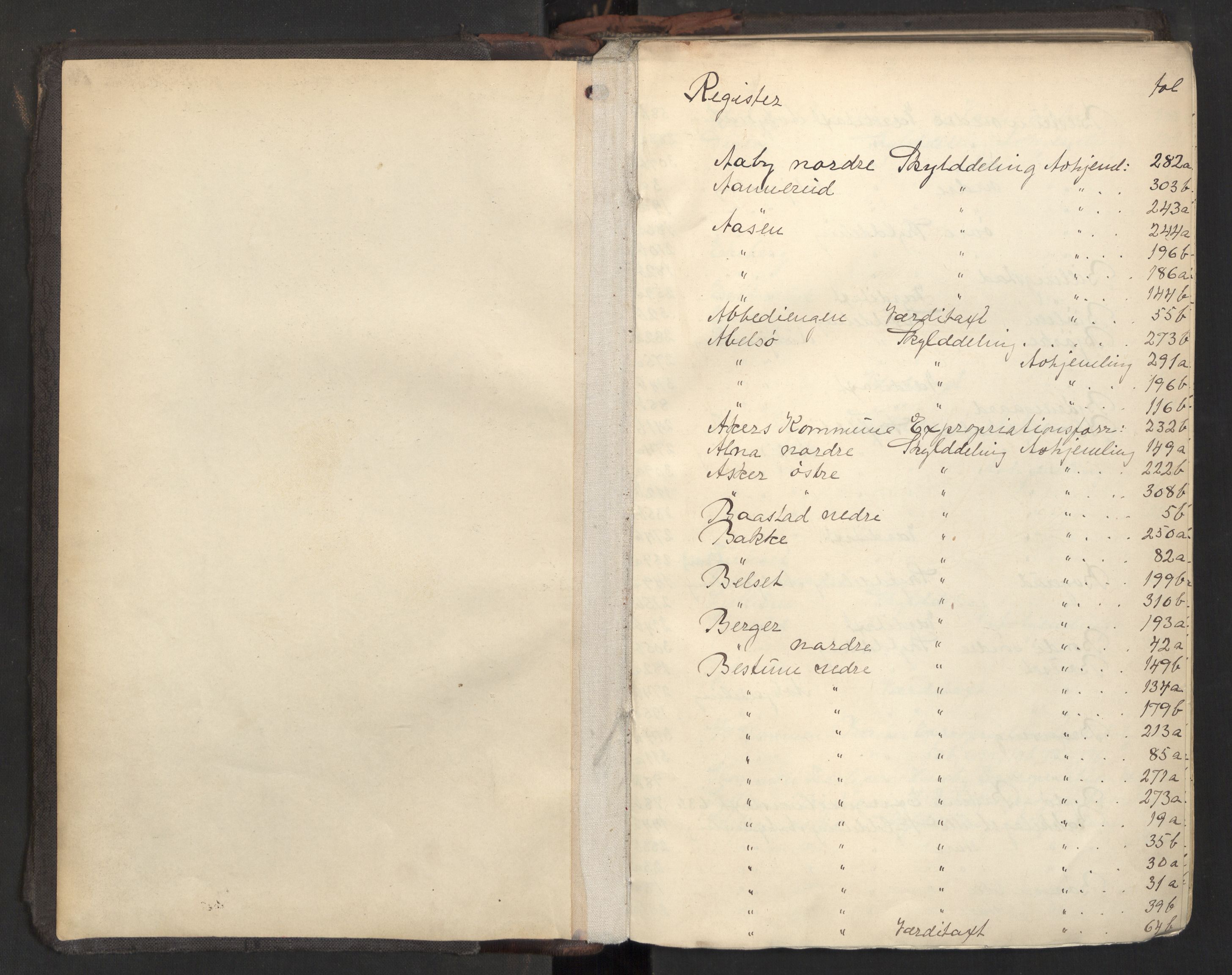 Aker sorenskriveri, AV/SAO-A-10895/F/Fc/Fcb/L0071: Ekstrarettsprotokoll, 1902-1906