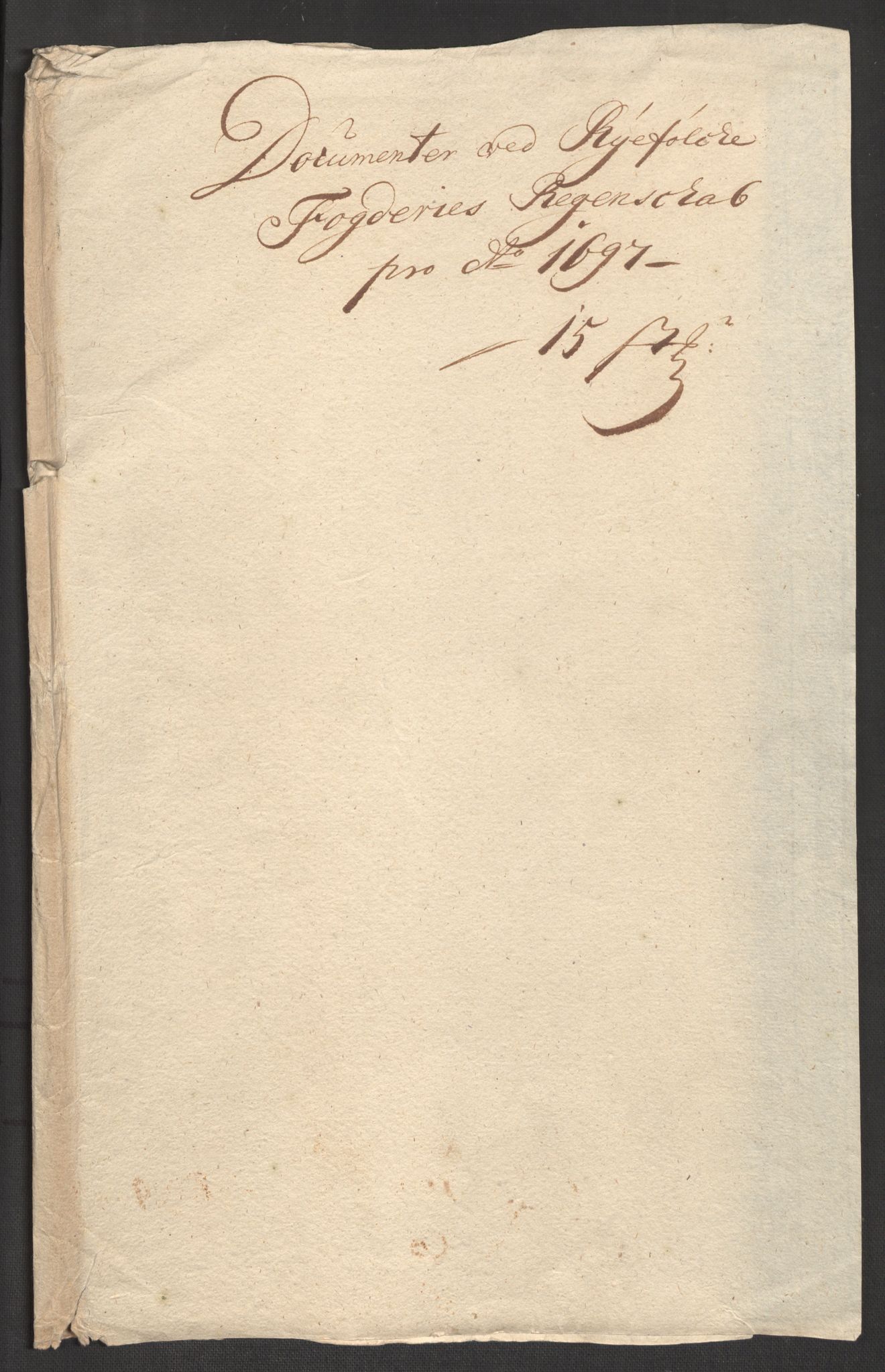 Rentekammeret inntil 1814, Reviderte regnskaper, Fogderegnskap, RA/EA-4092/R47/L2858: Fogderegnskap Ryfylke, 1697-1700, p. 4