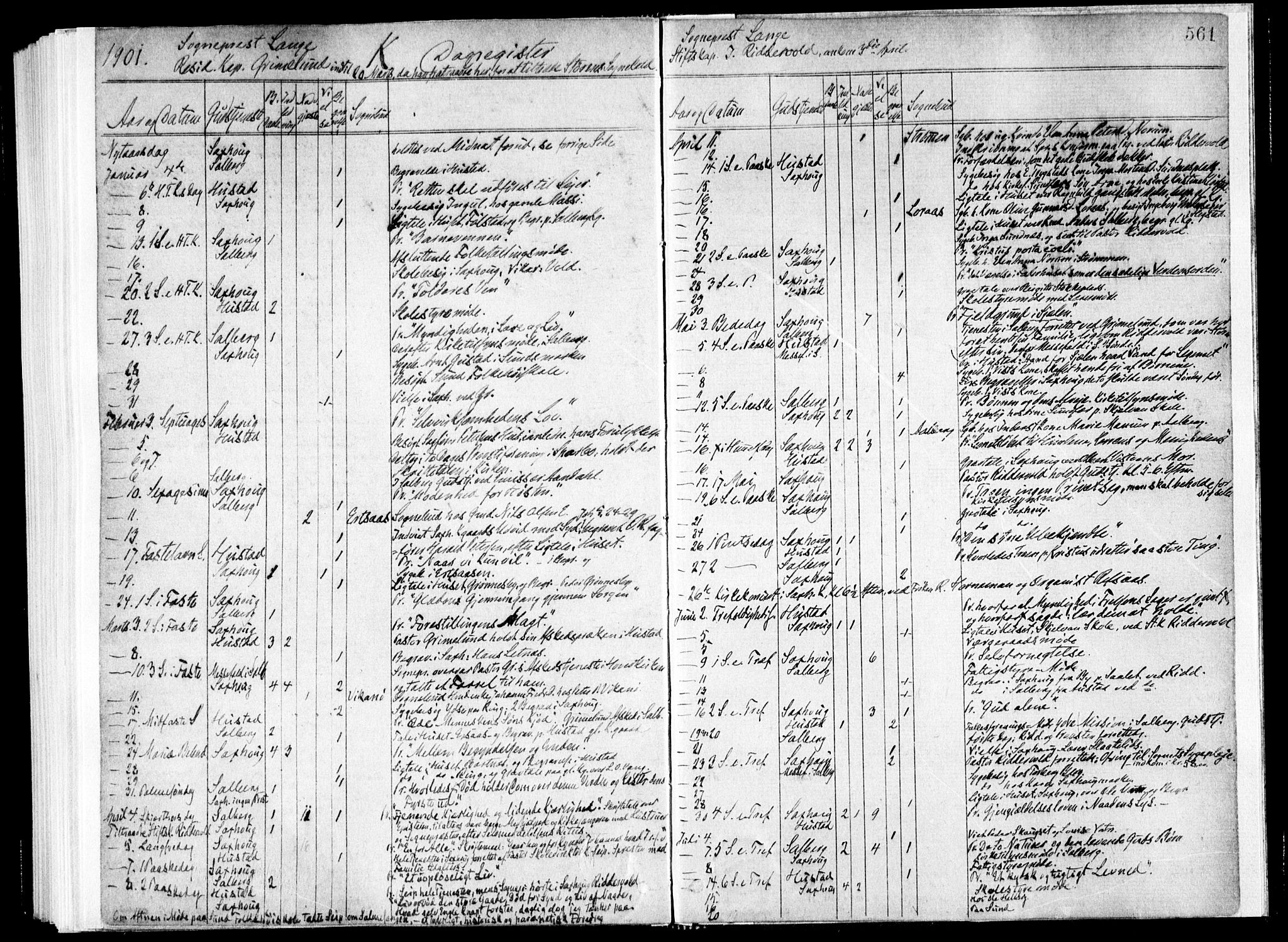 Ministerialprotokoller, klokkerbøker og fødselsregistre - Nord-Trøndelag, SAT/A-1458/730/L0285: Parish register (official) no. 730A10, 1879-1914, p. 561