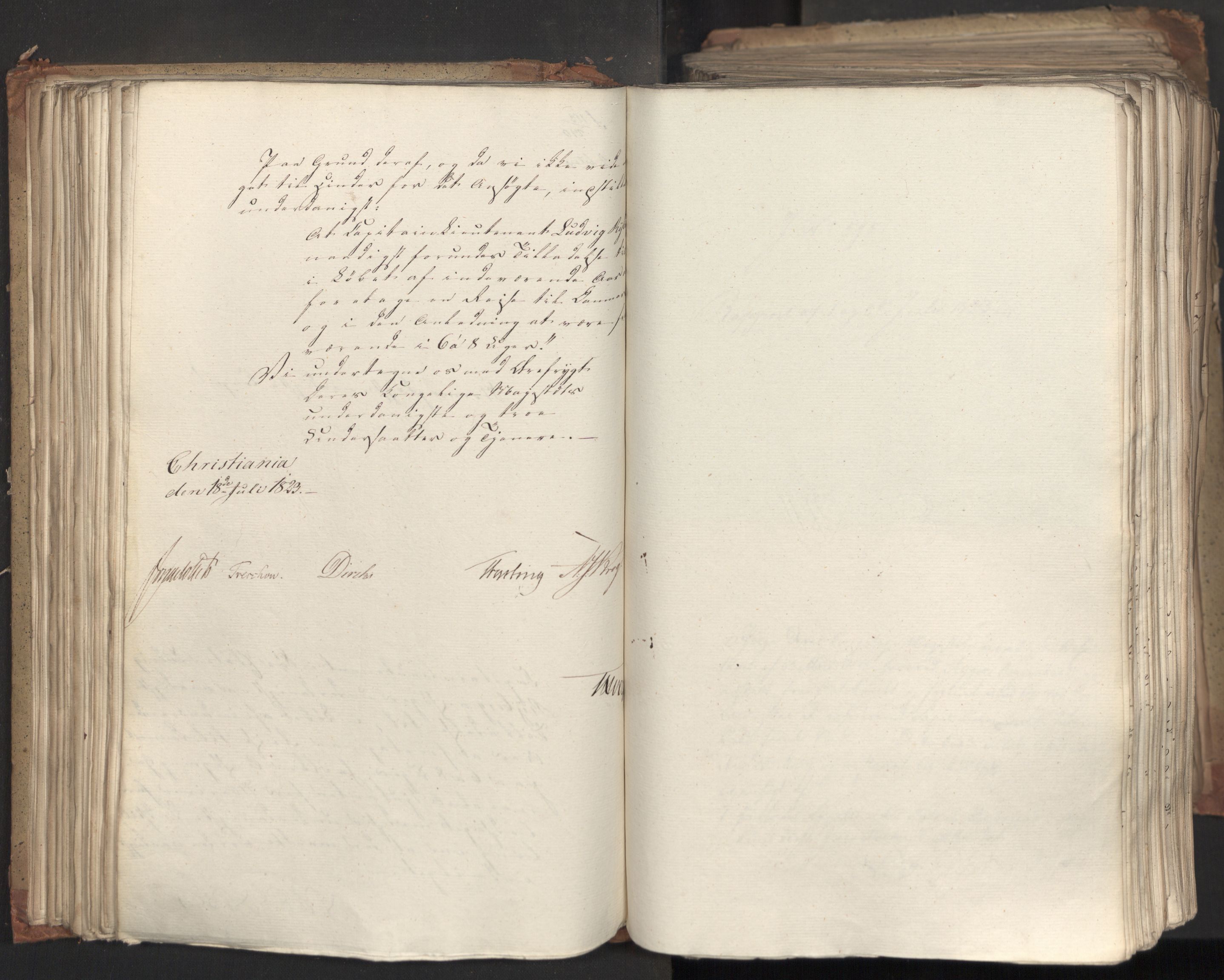 Statsrådsavdelingen i Stockholm, AV/RA-S-1003/D/Da/L0035: Regjeringsinnstillinger nr. 541-840, 1823, p. 128