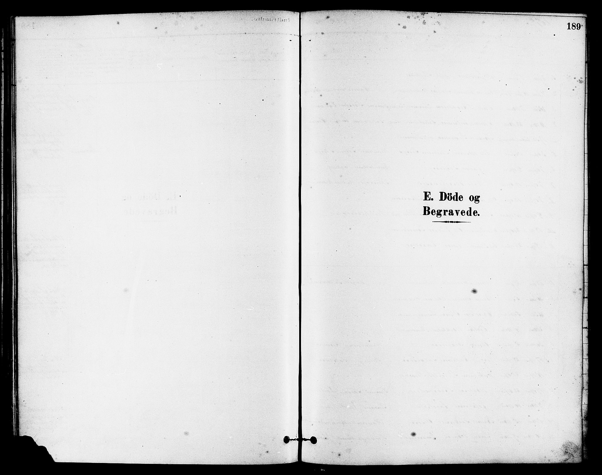 Eigersund sokneprestkontor, SAST/A-101807/S08/L0015: Parish register (official) no. A 15, 1879-1892, p. 189