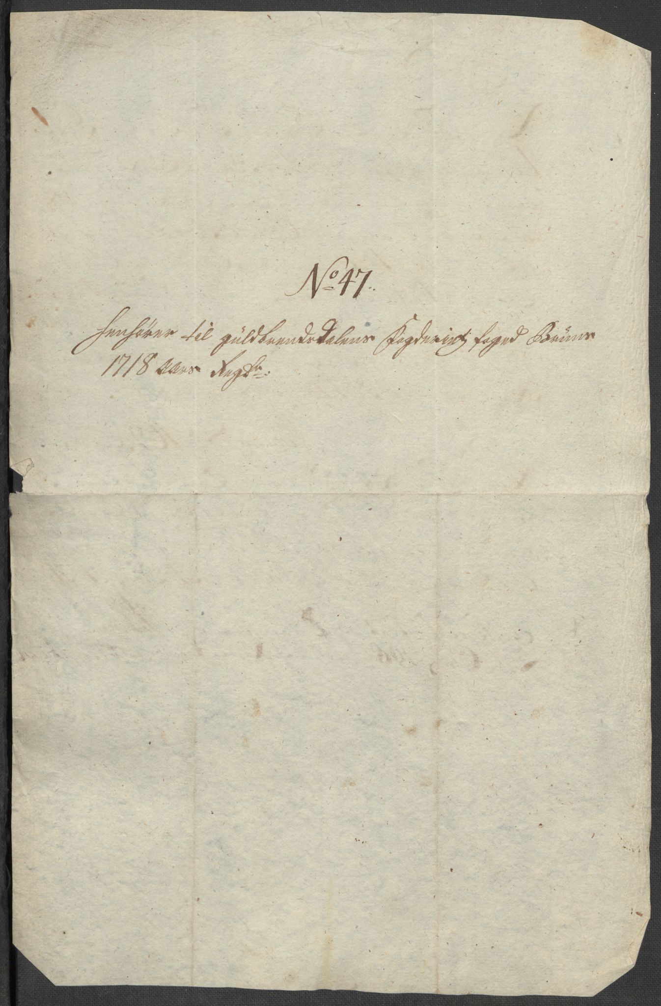 Rentekammeret inntil 1814, Reviderte regnskaper, Fogderegnskap, AV/RA-EA-4092/R17/L1188: Fogderegnskap Gudbrandsdal, 1718, p. 266