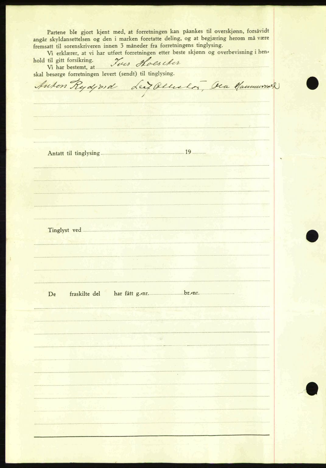 Romsdal sorenskriveri, AV/SAT-A-4149/1/2/2C: Mortgage book no. A17, 1944-1945, Diary no: : 1633/1944