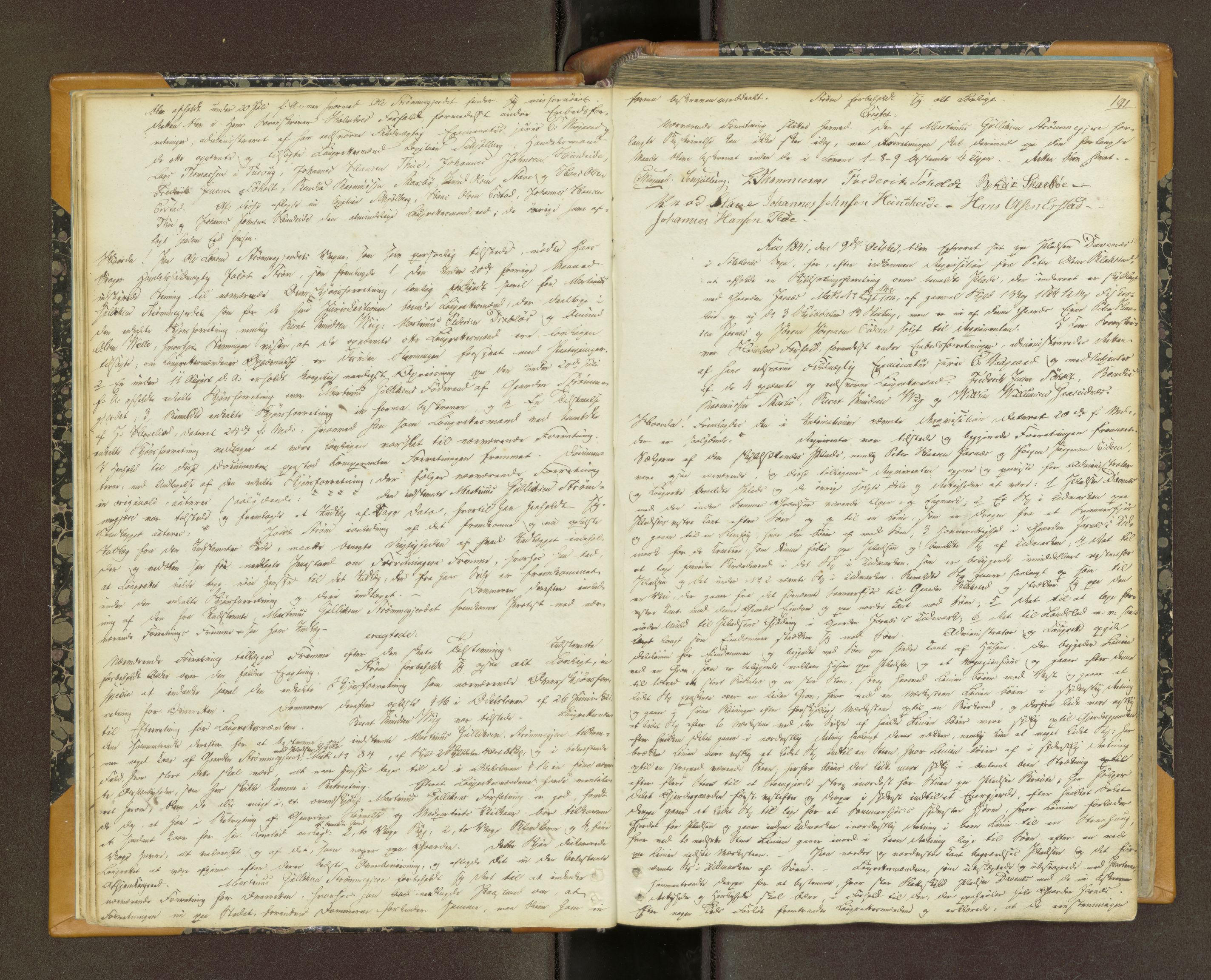 Nordre Sunnmøre sorenskriveri, AV/SAT-A-0006/1/1/1B/L0002: Ekstrarettsprotokoll 1b, 1841-1844, p. 190b-191a