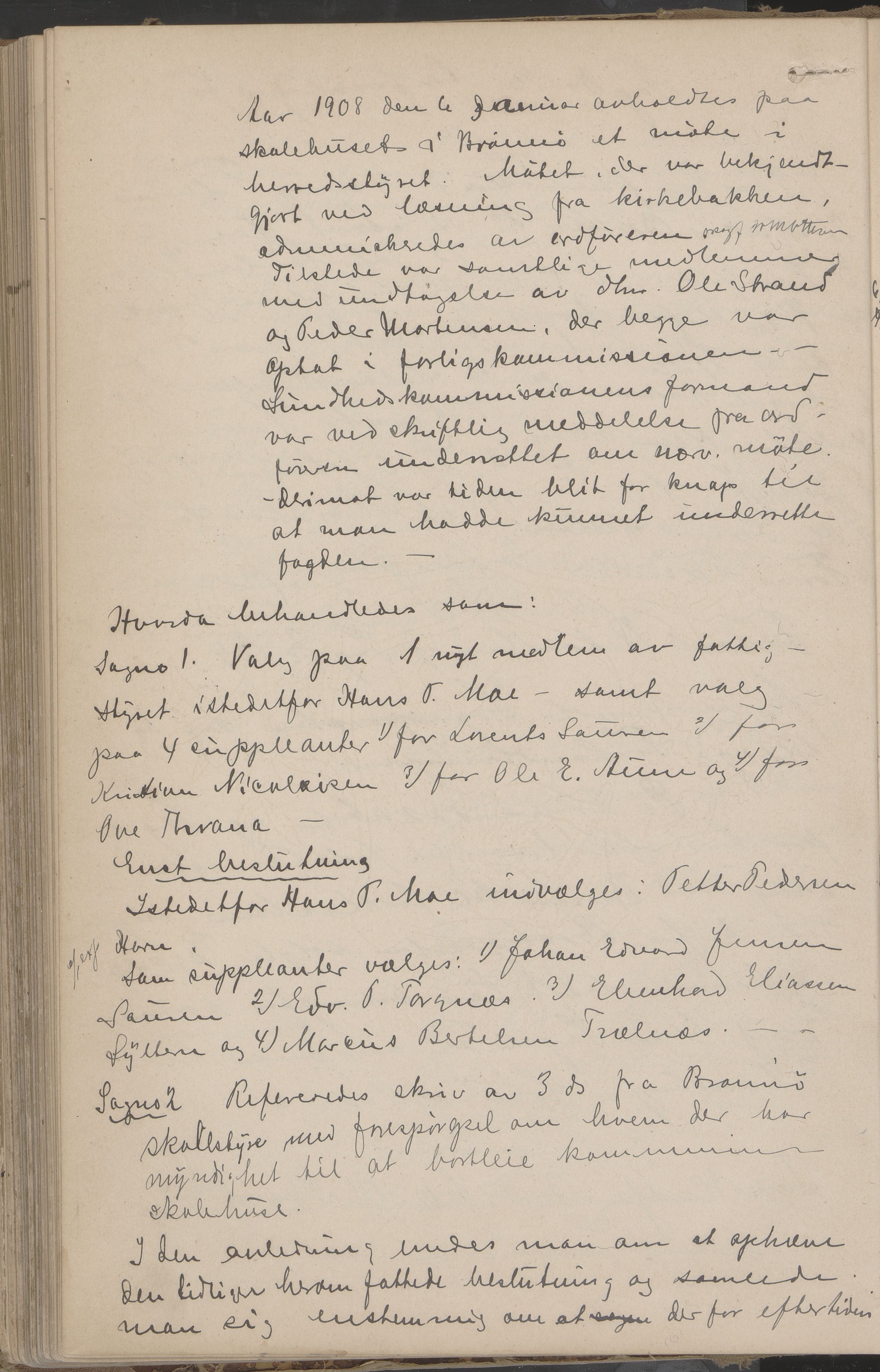 Brønnøy kommune. Formannskapet, AIN/K-18130.150/A/Aa/L0002c: Møtebok, 1900-1910, p. 148b