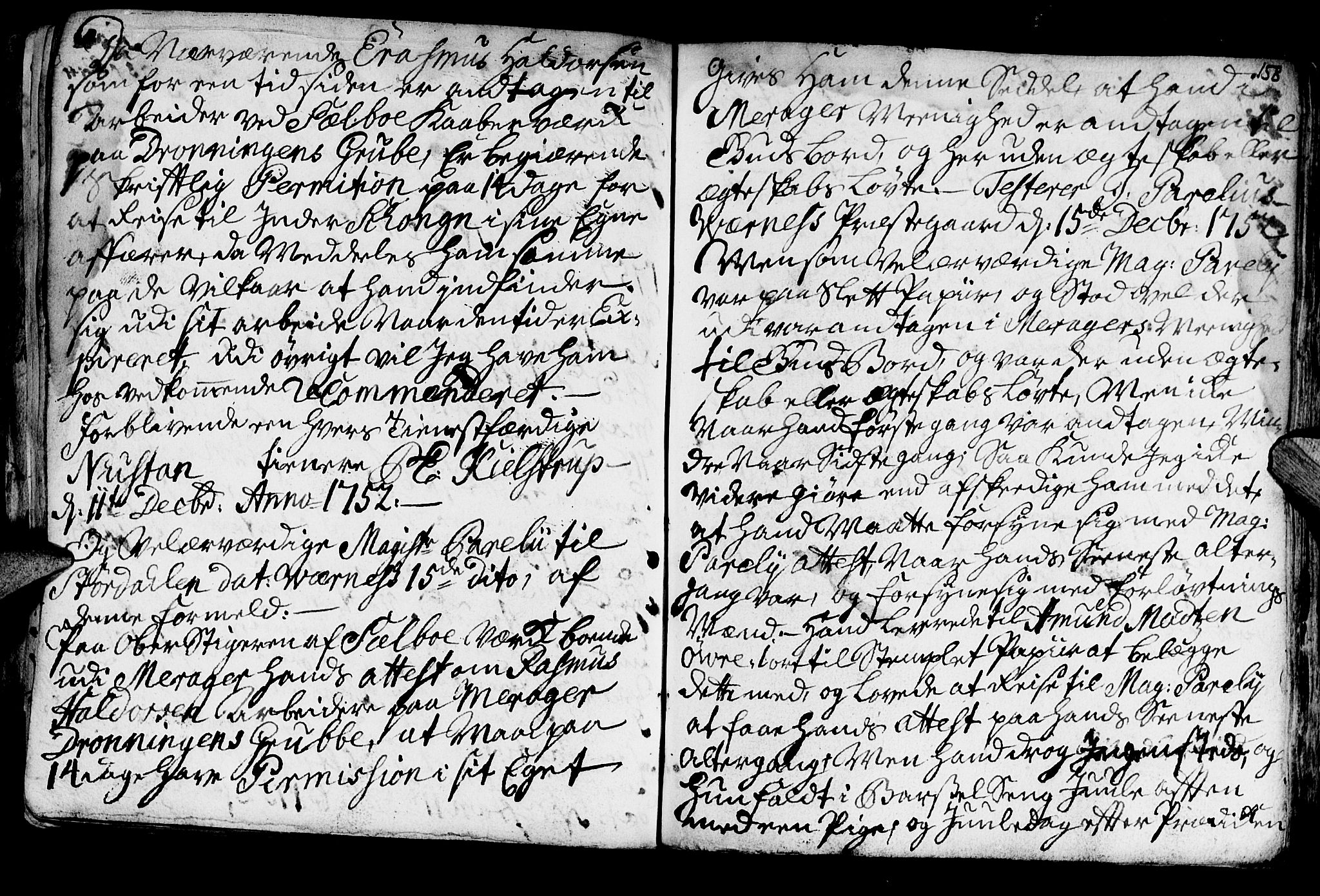 Ministerialprotokoller, klokkerbøker og fødselsregistre - Nord-Trøndelag, AV/SAT-A-1458/722/L0215: Parish register (official) no. 722A02, 1718-1755, p. 158