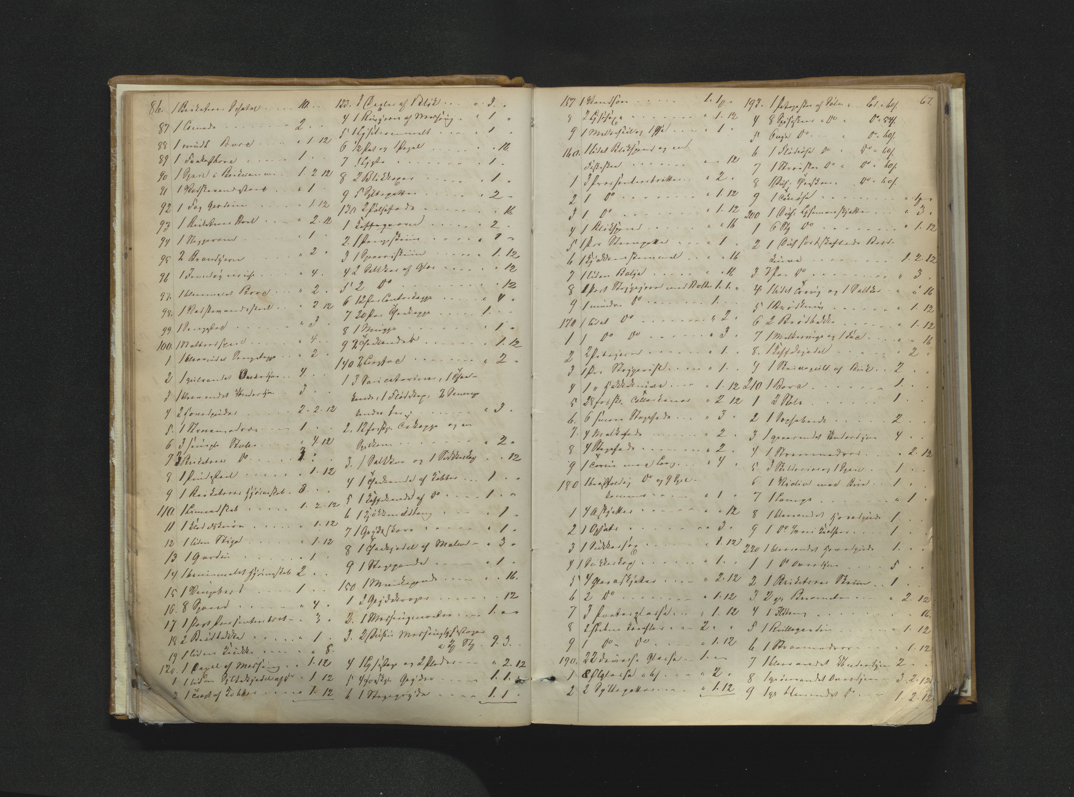 Drammen byfogd, AV/SAKO-A-222/H/Hb/Hbb/L0001: Registreringsprotokoll., 1857-1867