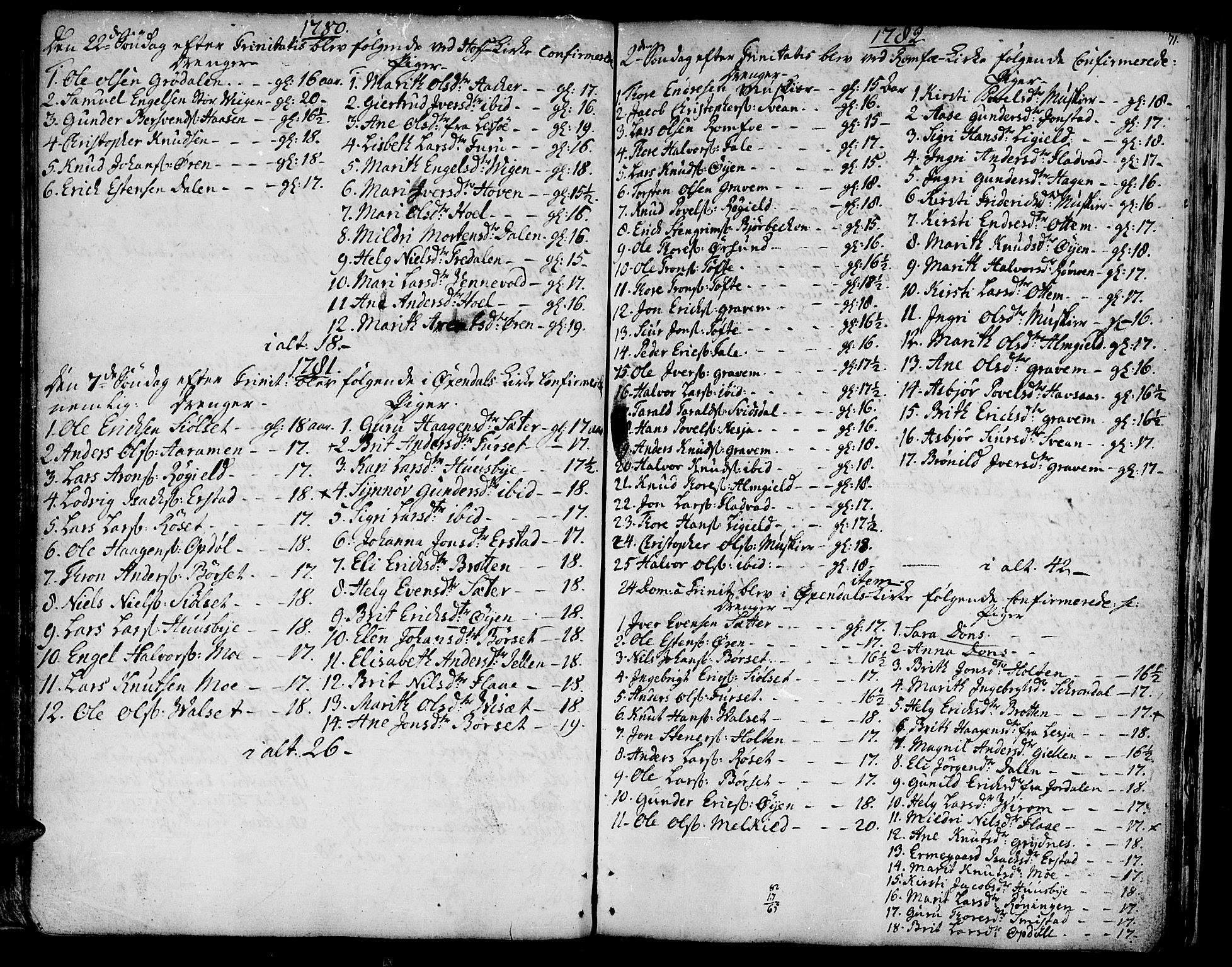 Ministerialprotokoller, klokkerbøker og fødselsregistre - Møre og Romsdal, AV/SAT-A-1454/590/L1007: Parish register (official) no. 590A01, 1752-1793, p. 71