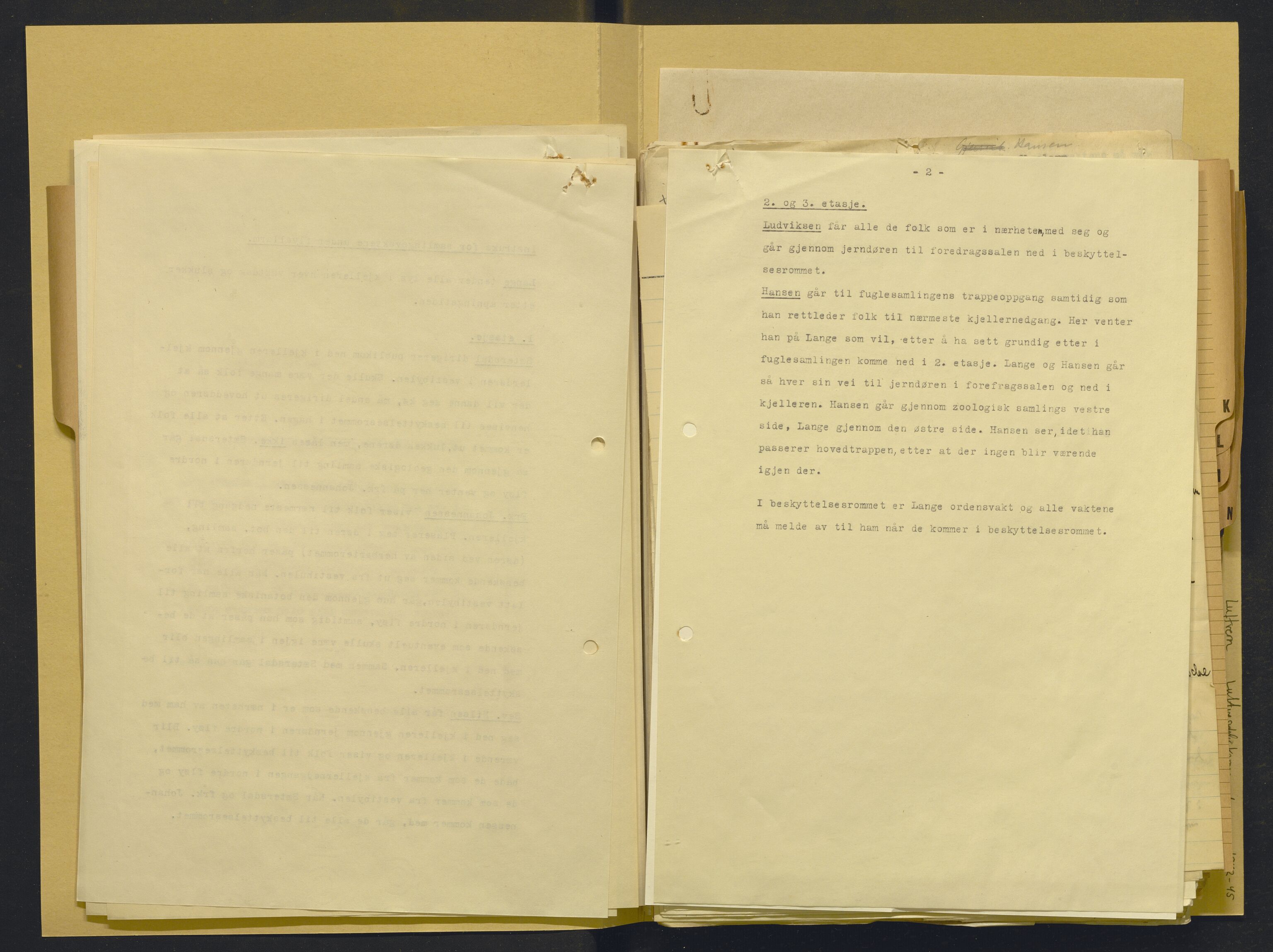 Bergens Museum, AV/SAB-A-17301/02/L/L0001: Luftvernsikring, korrespondanse , 1942-1945, p. 272