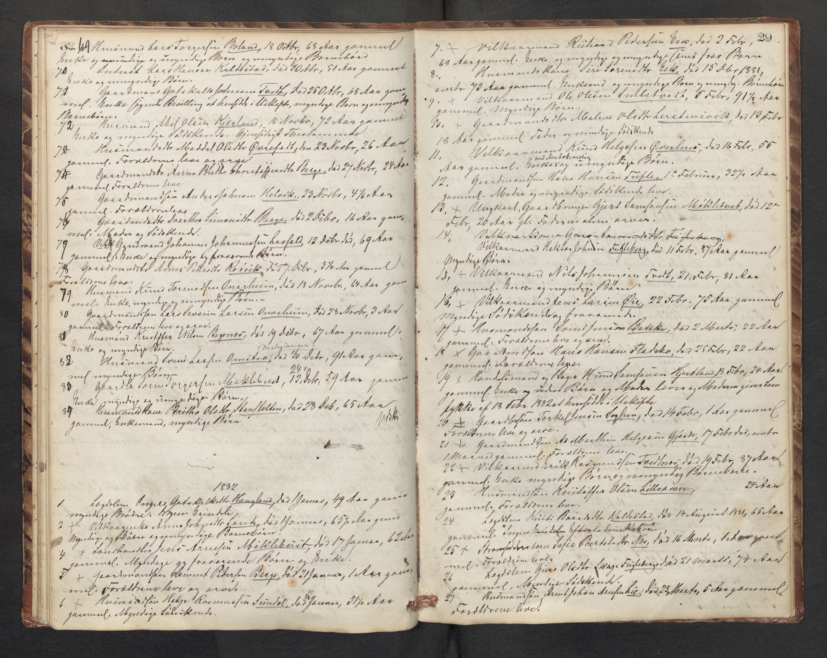 Lensmannen i Kvinnherad, AV/SAB-A-33301/1/0006/L0001: Dødsfallprotokoll, 1864-1890, p. 29