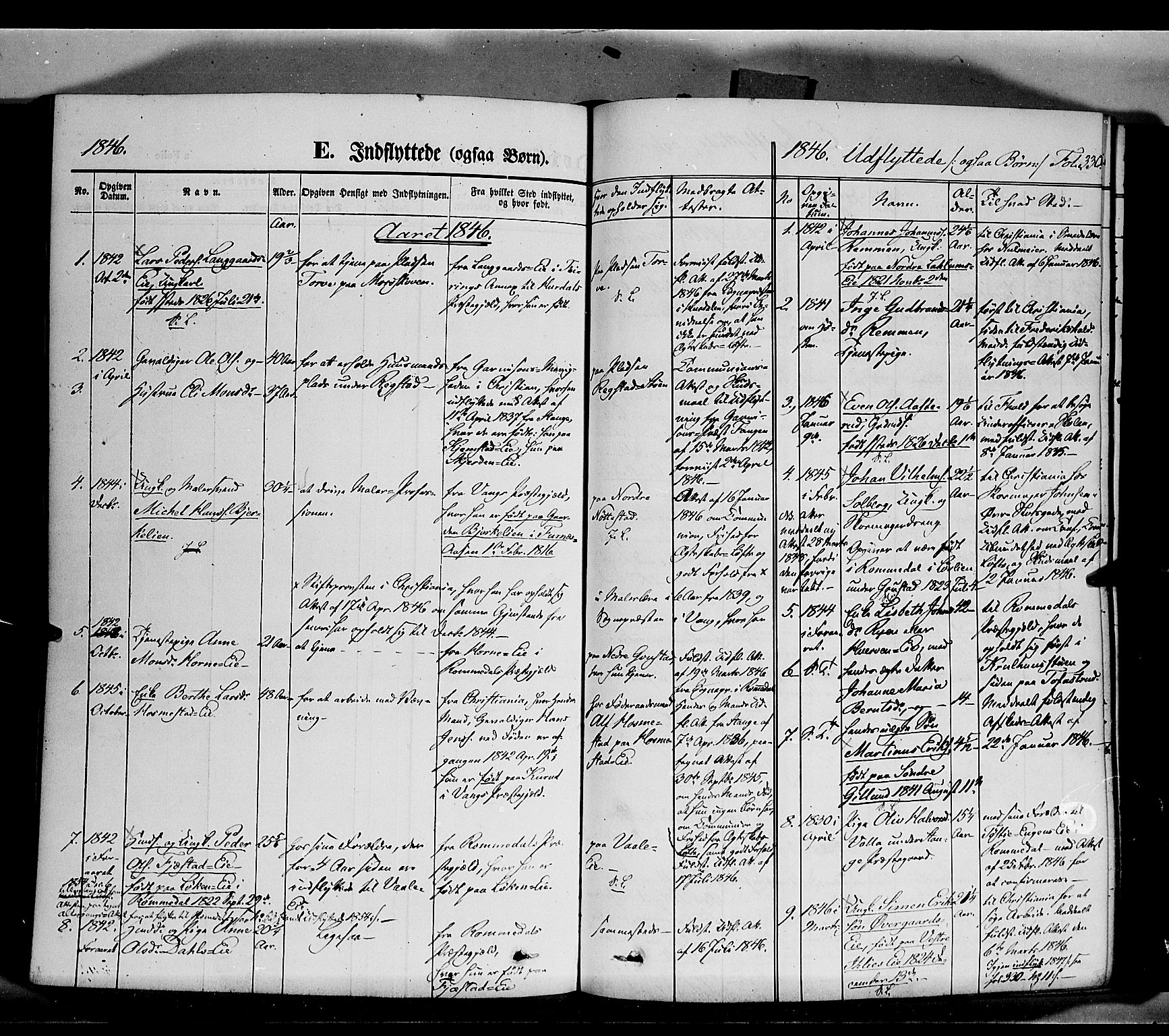 Stange prestekontor, SAH/PREST-002/K/L0011: Parish register (official) no. 11, 1846-1852, p. 330