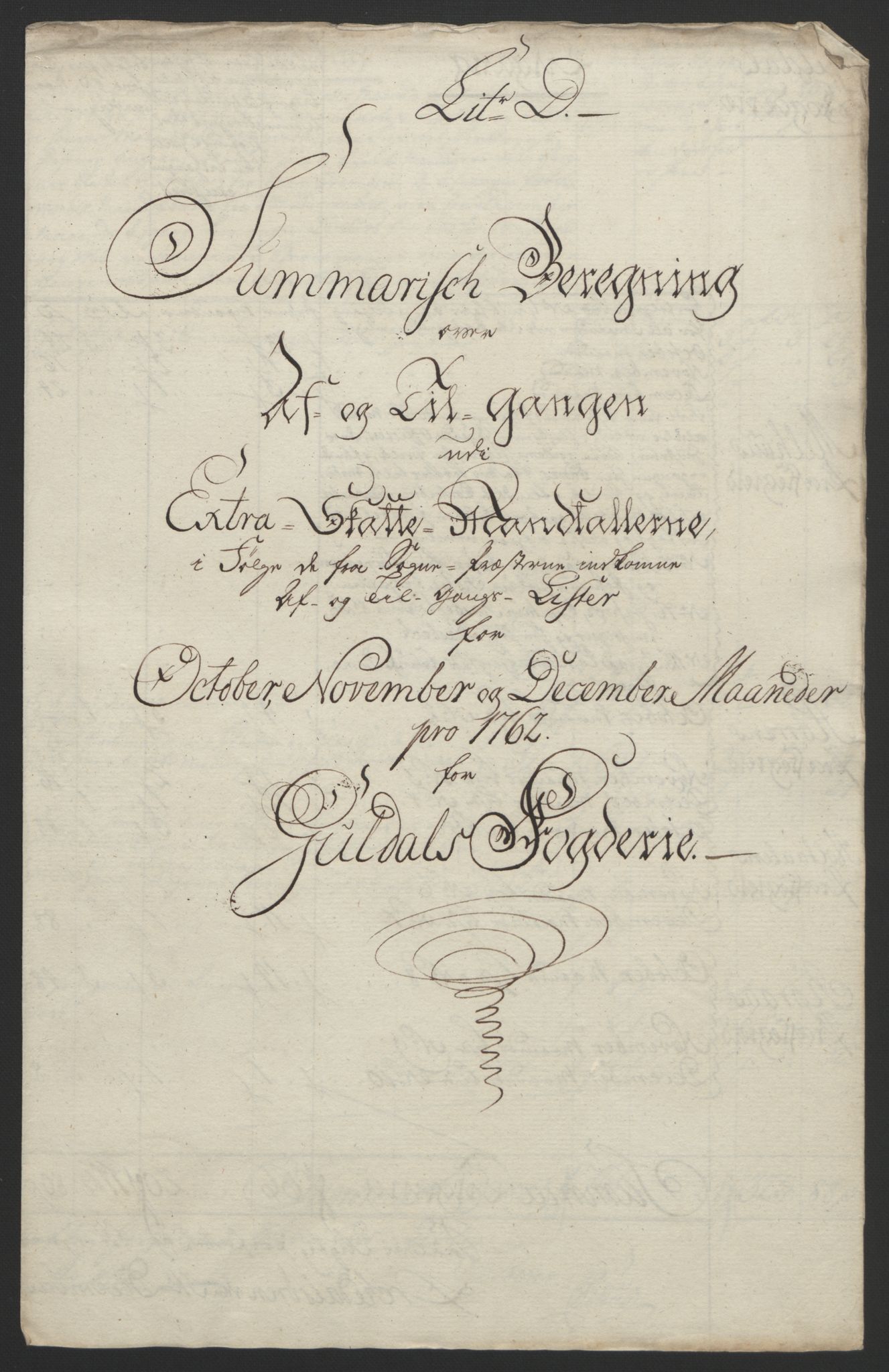 Rentekammeret inntil 1814, Reviderte regnskaper, Fogderegnskap, RA/EA-4092/R60/L4094: Ekstraskatten Orkdal og Gauldal, 1762-1765, p. 60