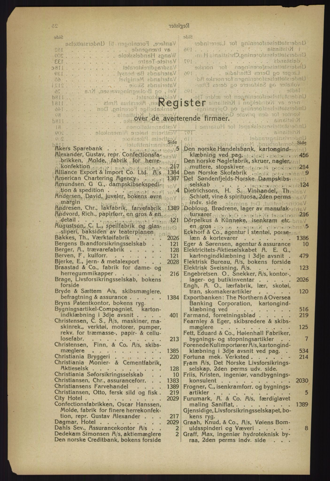 Kristiania/Oslo adressebok, PUBL/-, 1918, p. 31