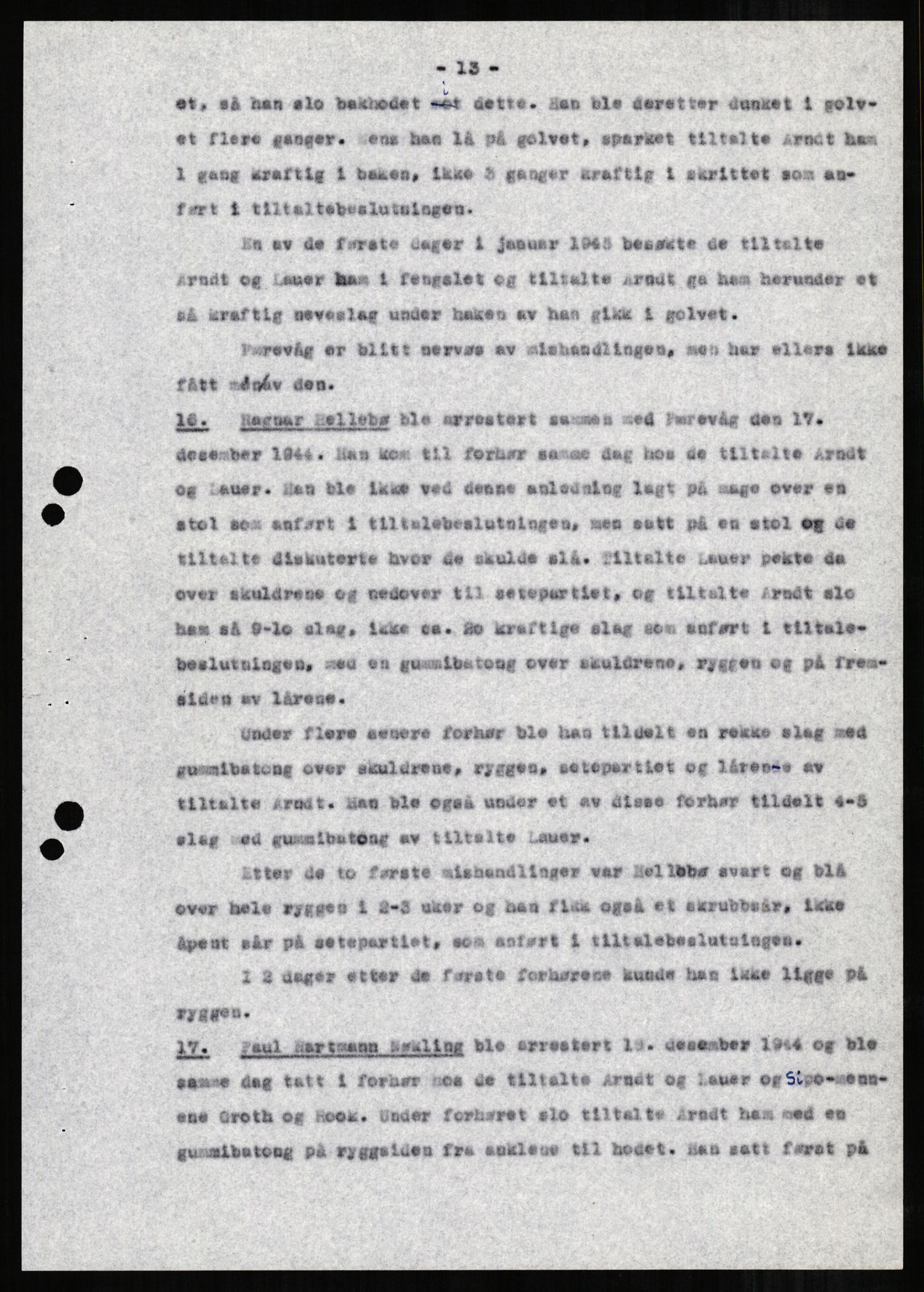 Forsvaret, Forsvarets overkommando II, AV/RA-RAFA-3915/D/Db/L0001: CI Questionaires. Tyske okkupasjonsstyrker i Norge. Tyskere., 1945-1946, p. 322