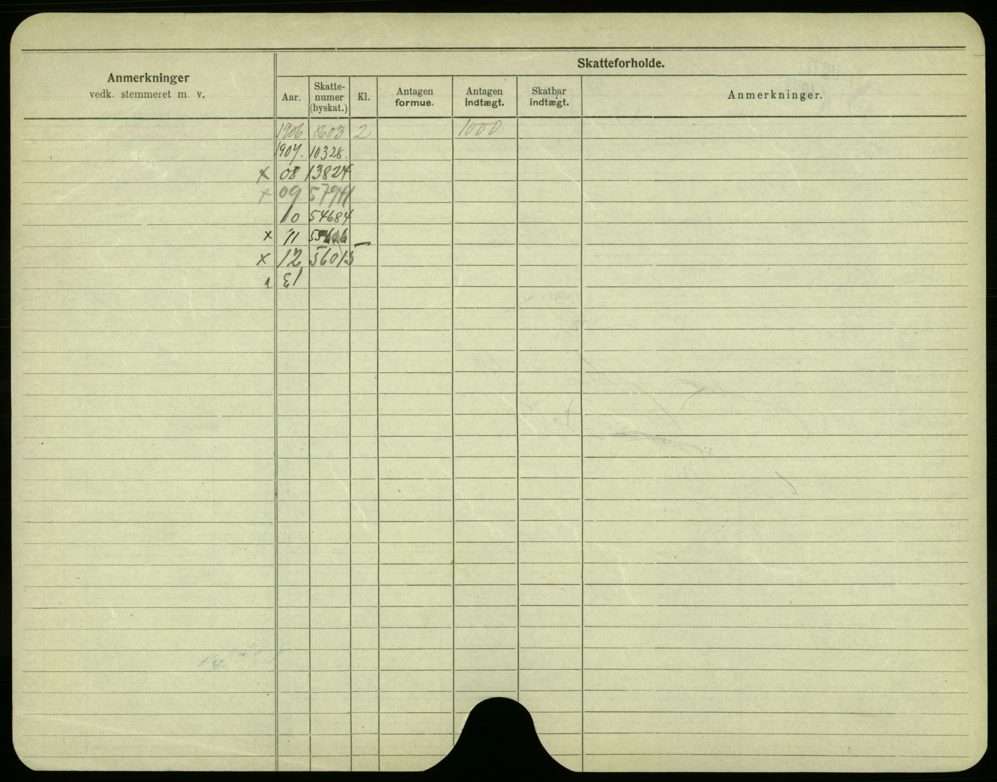 Oslo folkeregister, Registerkort, SAO/A-11715/F/Fa/Fac/L0005: Menn, 1906-1914, p. 350b