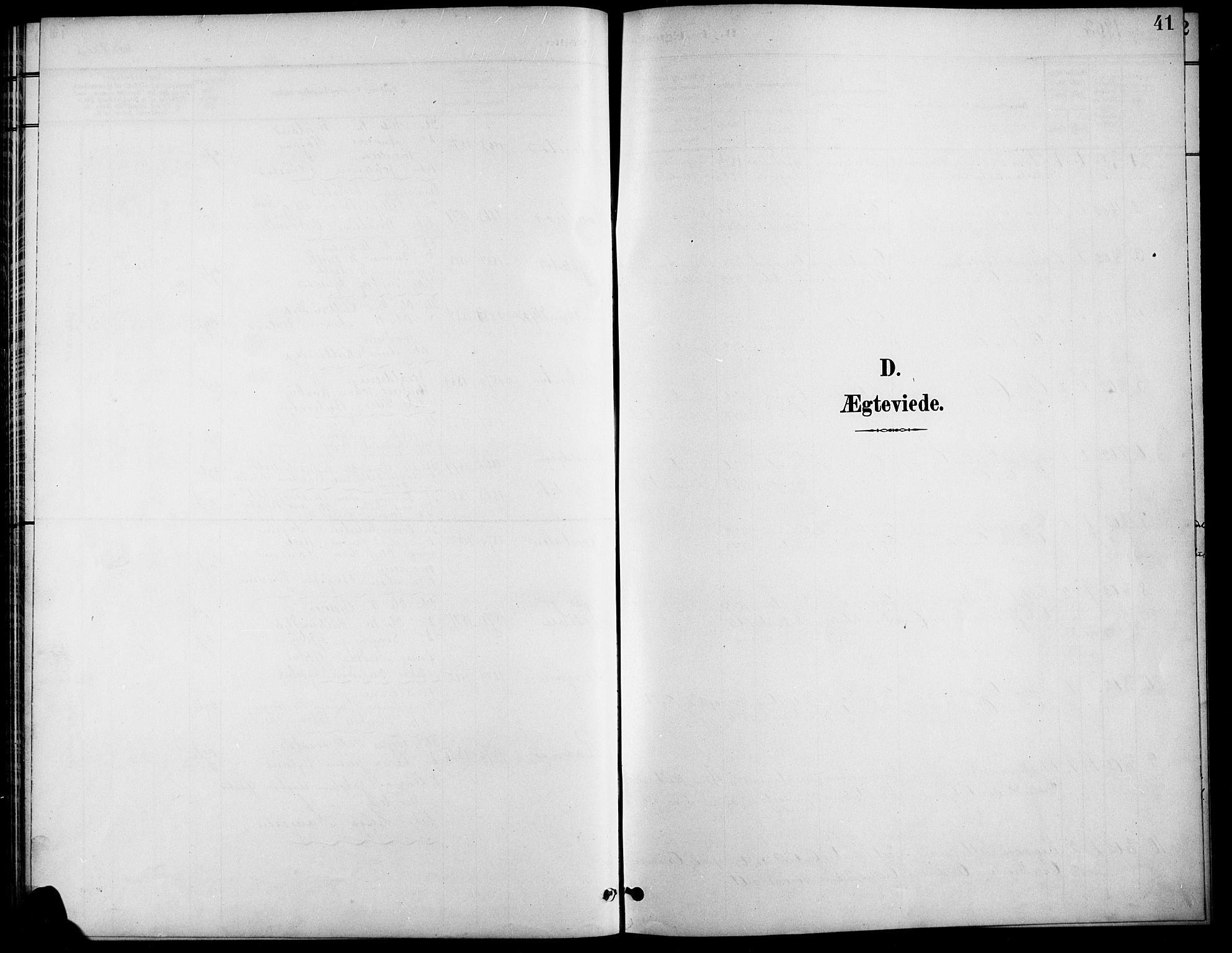 Austre Moland sokneprestkontor, SAK/1111-0001/F/Fb/Fba/L0004: Parish register (copy) no. B 4a, 1897-1913, p. 41