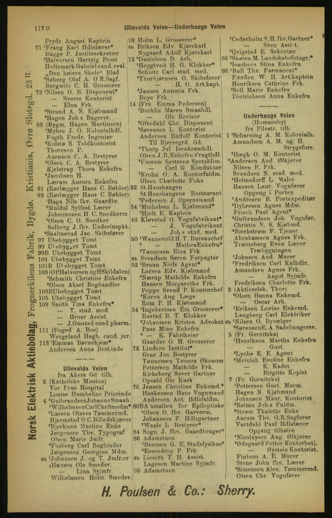 Kristiania/Oslo adressebok, PUBL/-, 1900, p. 1170