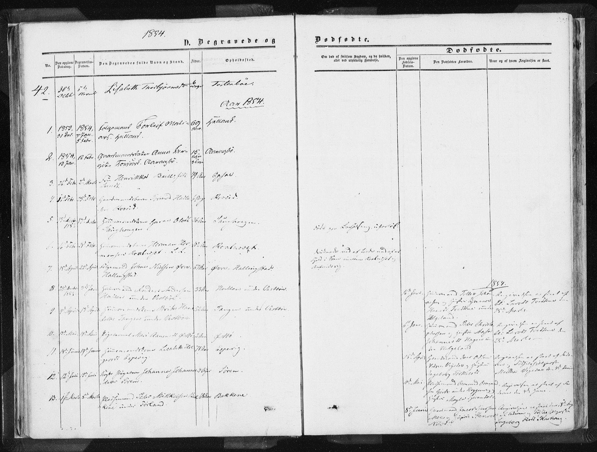 Vikedal sokneprestkontor, AV/SAST-A-101840/01/IV: Parish register (official) no. A 6.2, 1851-1867, p. 303