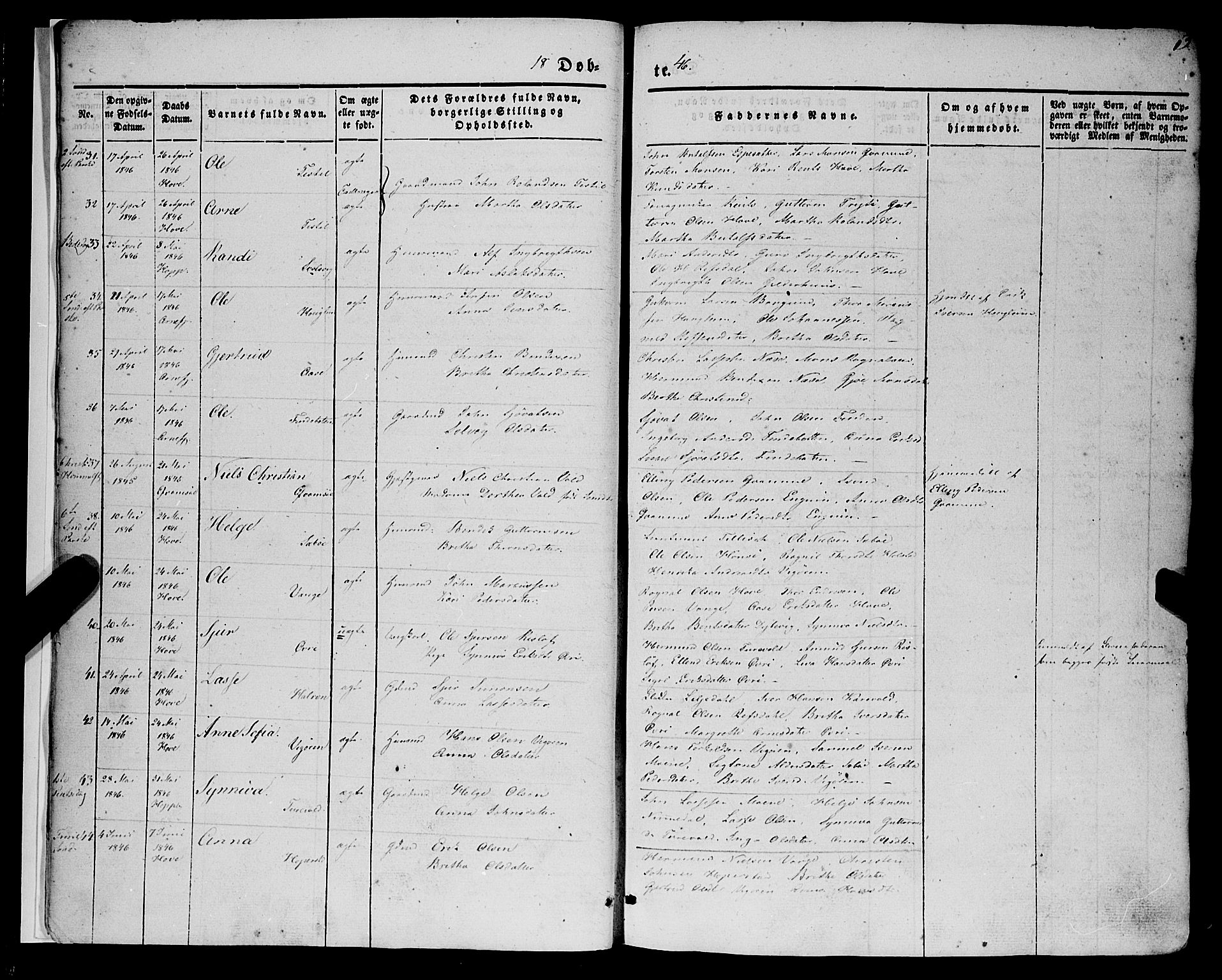 Vik sokneprestembete, AV/SAB-A-81501/H/Haa/Haaa/L0008: Parish register (official) no. A 8, 1846-1865, p. 3