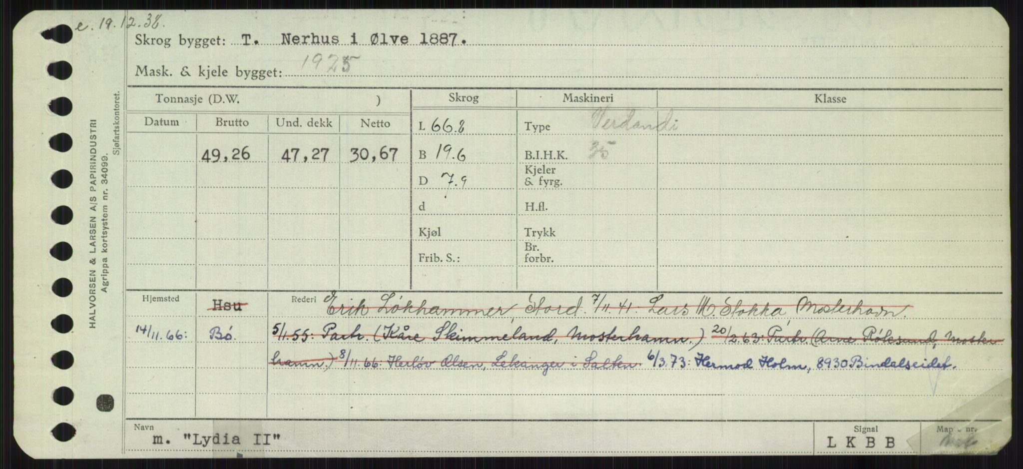 Sjøfartsdirektoratet med forløpere, Skipsmålingen, AV/RA-S-1627/H/Ha/L0003/0002: Fartøy, Hilm-Mar / Fartøy, Kom-Mar, p. 683