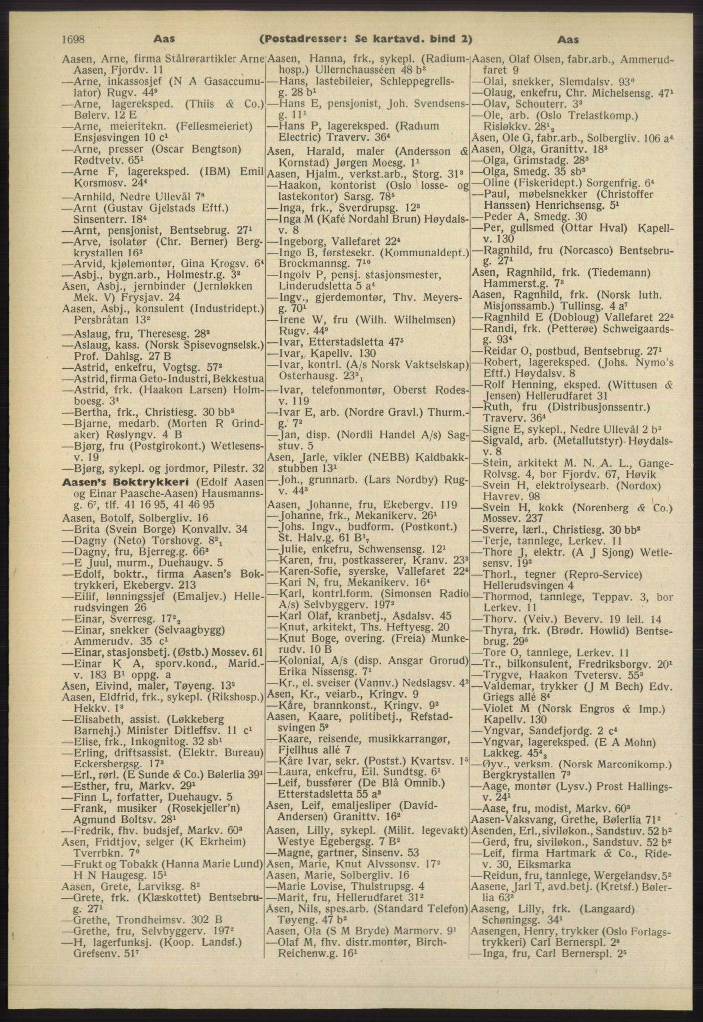 Kristiania/Oslo adressebok, PUBL/-, 1965-1966, p. 1698