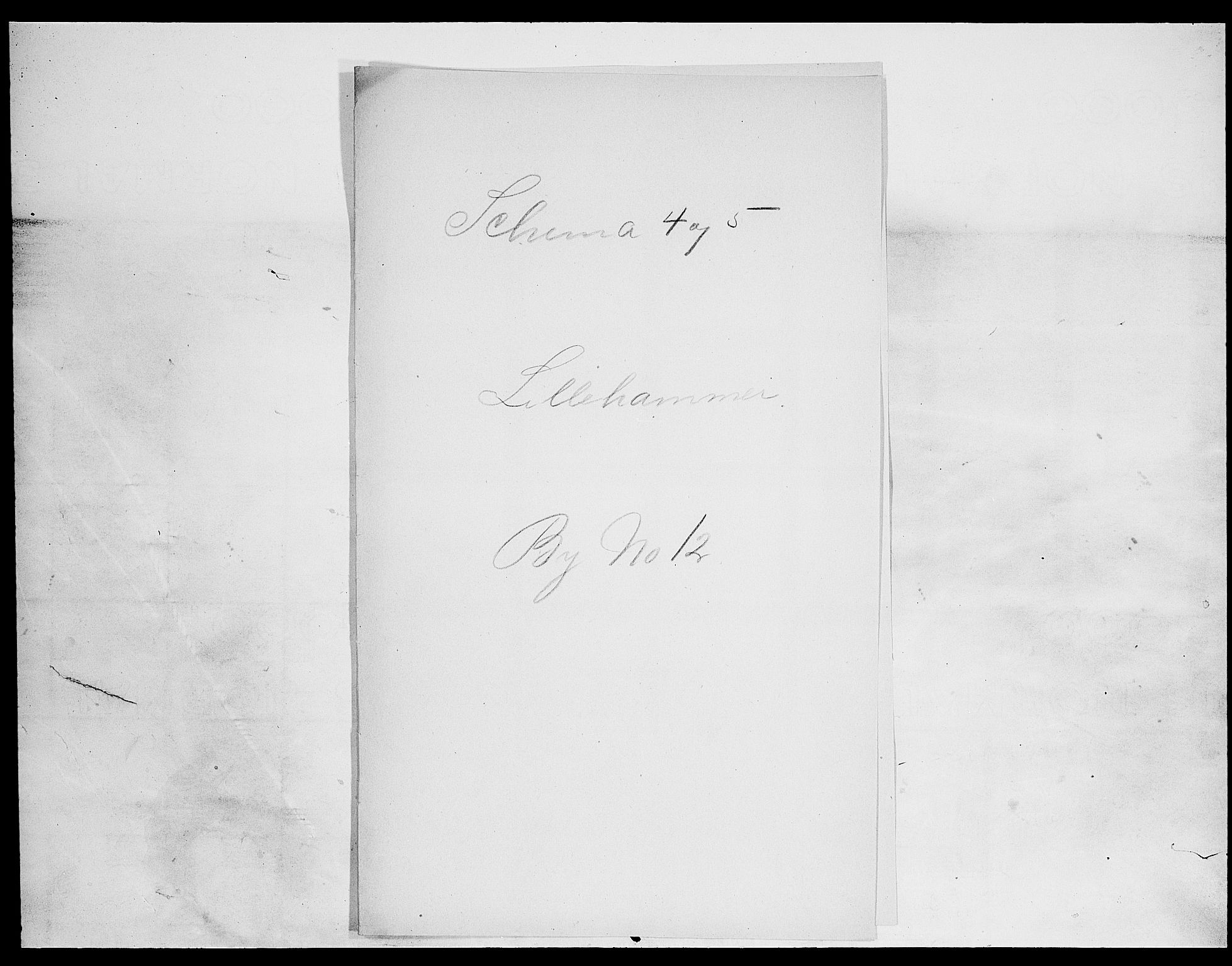 SAH, 1900 census for Lillehammer, 1900, p. 1