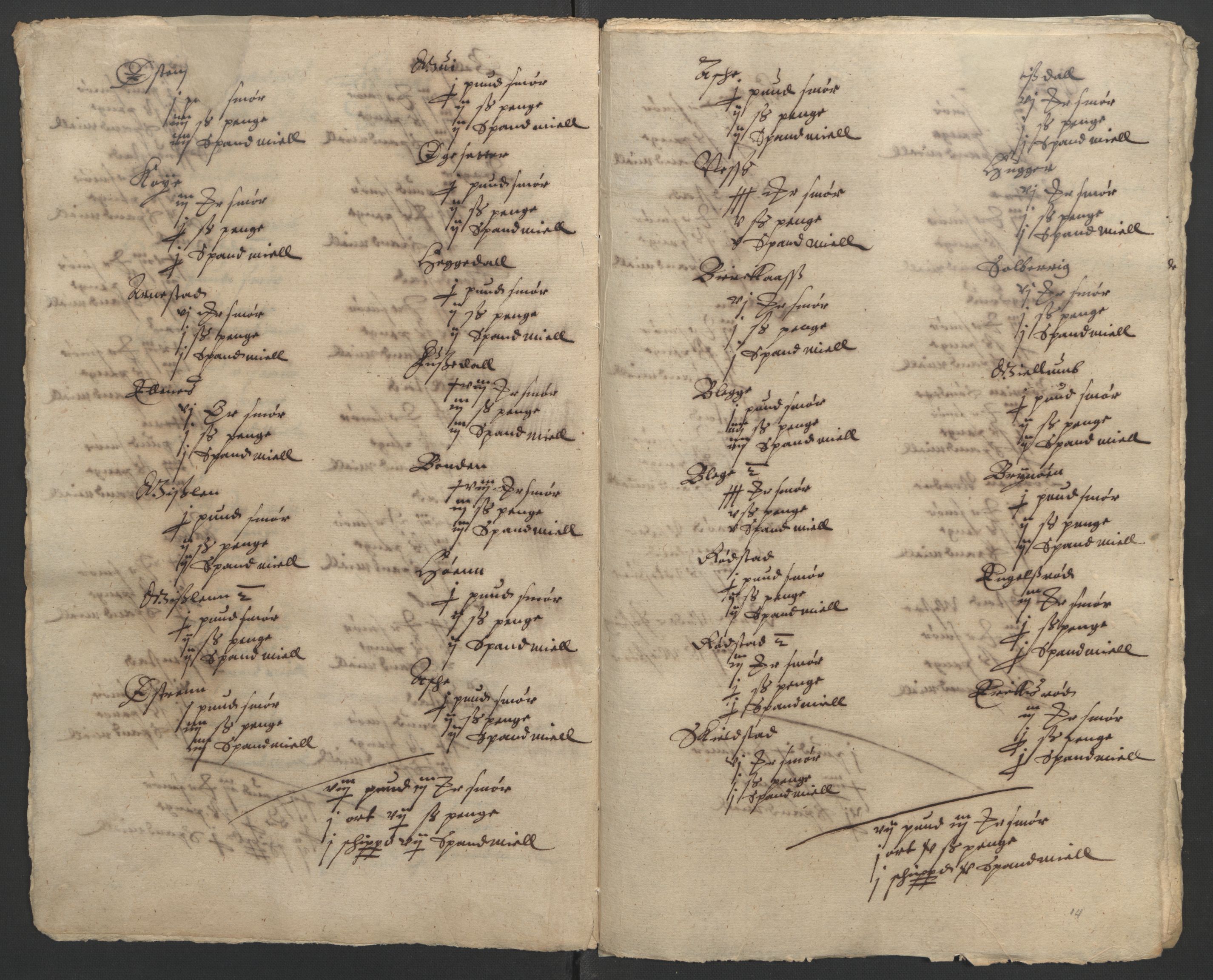 Stattholderembetet 1572-1771, AV/RA-EA-2870/Ek/L0002/0001: Jordebøker til utlikning av garnisonsskatt 1624-1626: / Jordebøker for noen vikværske len, 1624-1626, p. 51