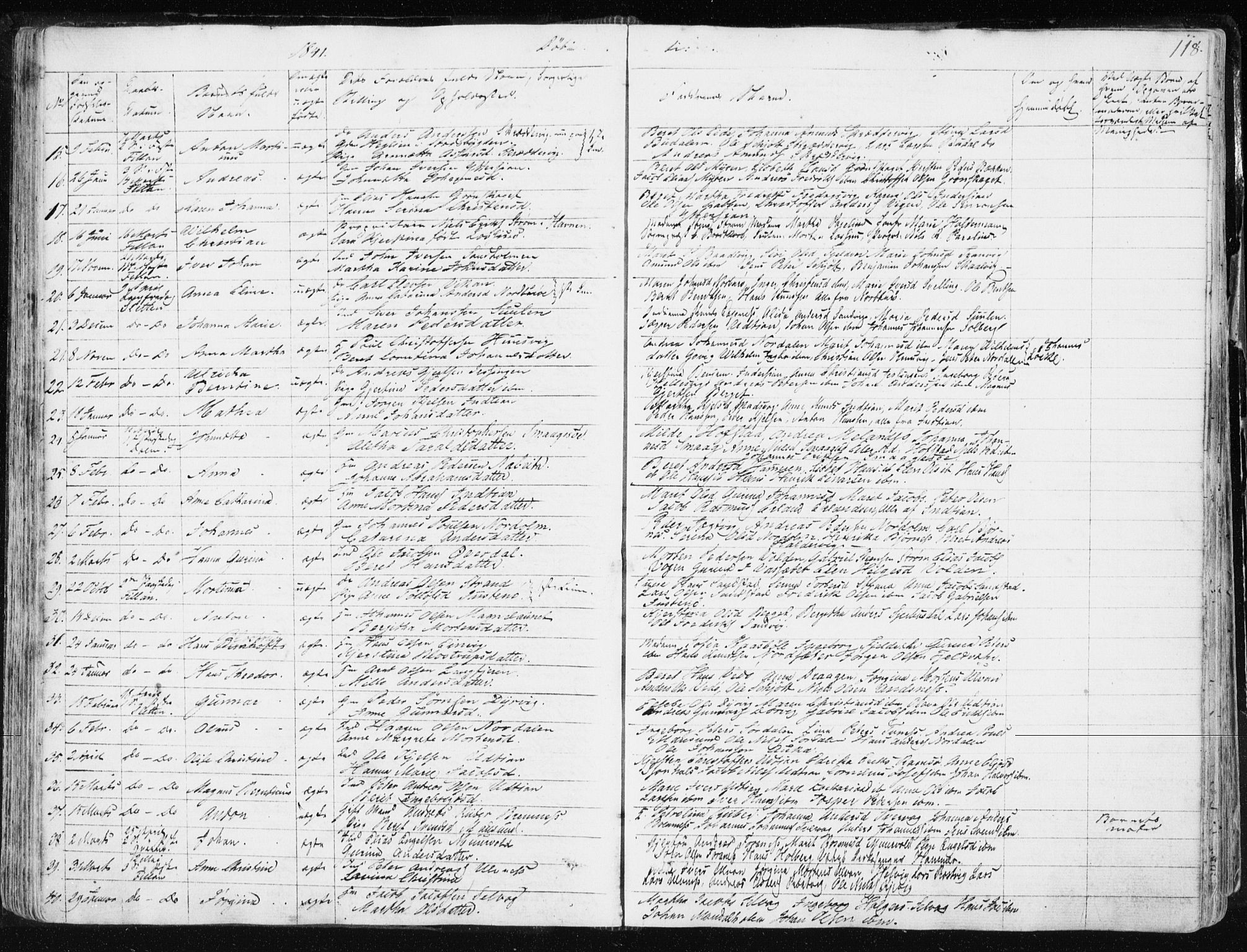 Ministerialprotokoller, klokkerbøker og fødselsregistre - Sør-Trøndelag, AV/SAT-A-1456/634/L0528: Parish register (official) no. 634A04, 1827-1842, p. 118