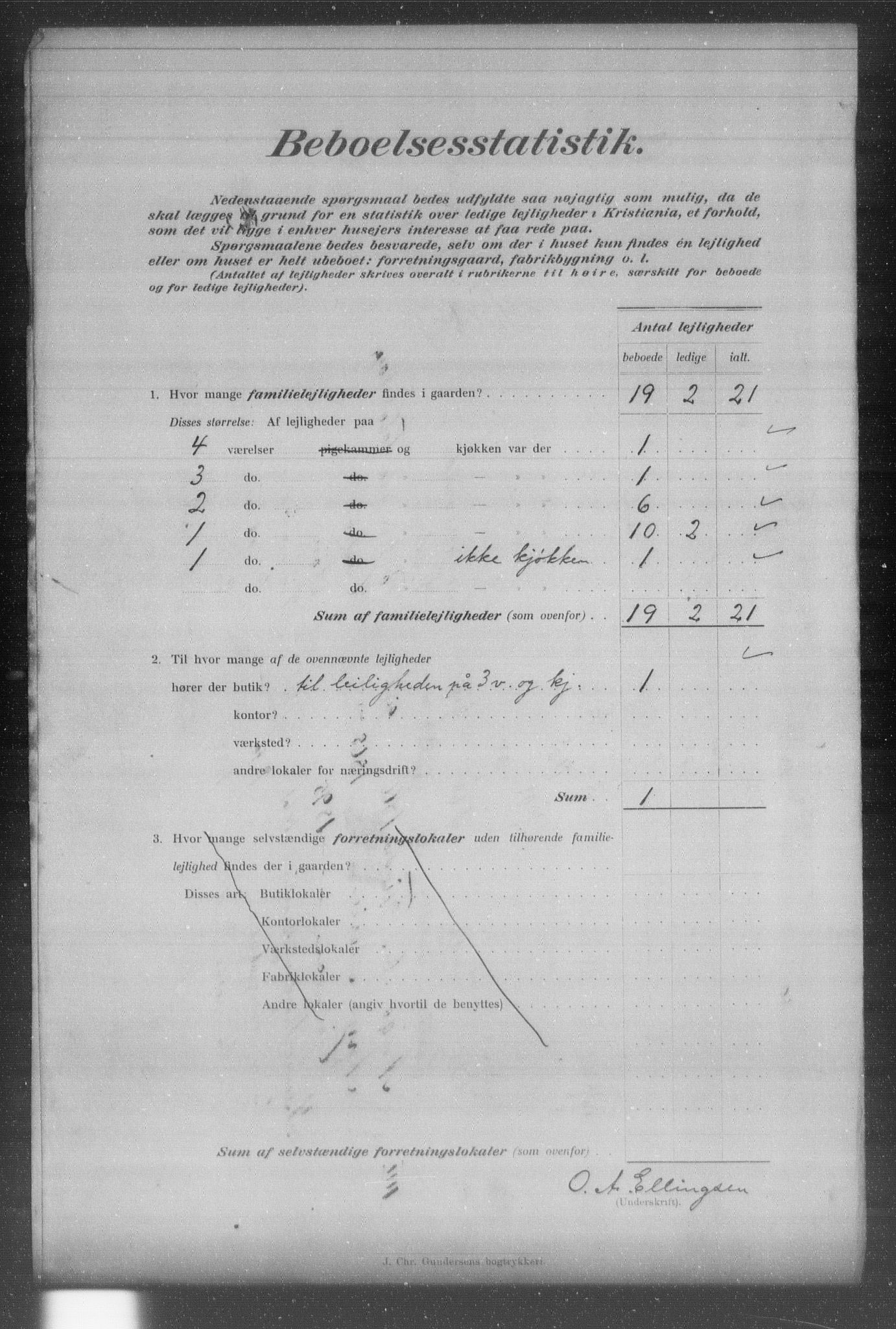 OBA, Municipal Census 1903 for Kristiania, 1903, p. 17999