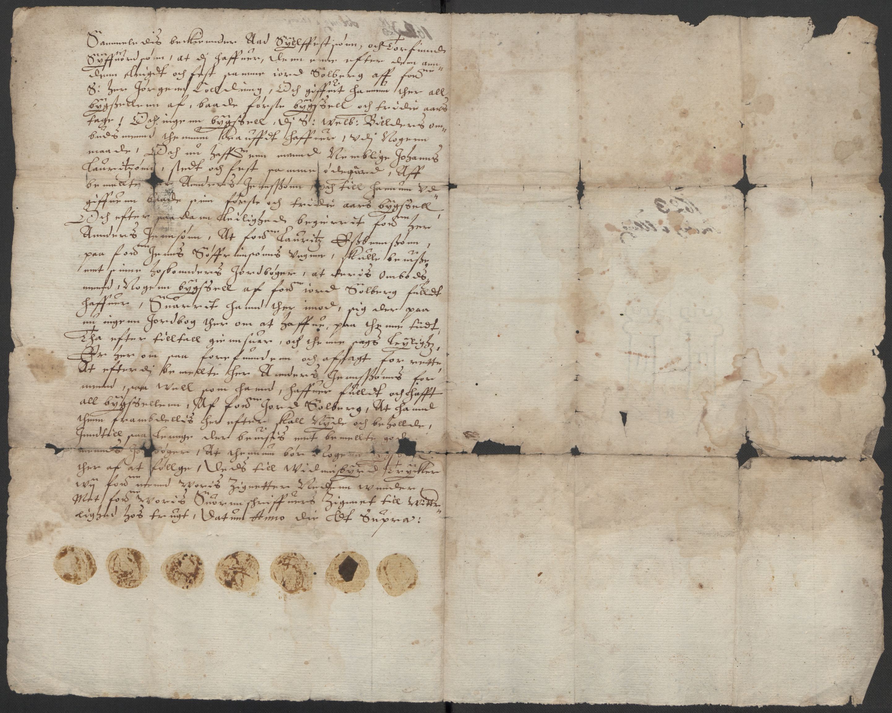 Riksarkivets diplomsamling, RA/EA-5965/F15/L0037: Prestearkiv - Hordaland, 1577-1733, p. 21