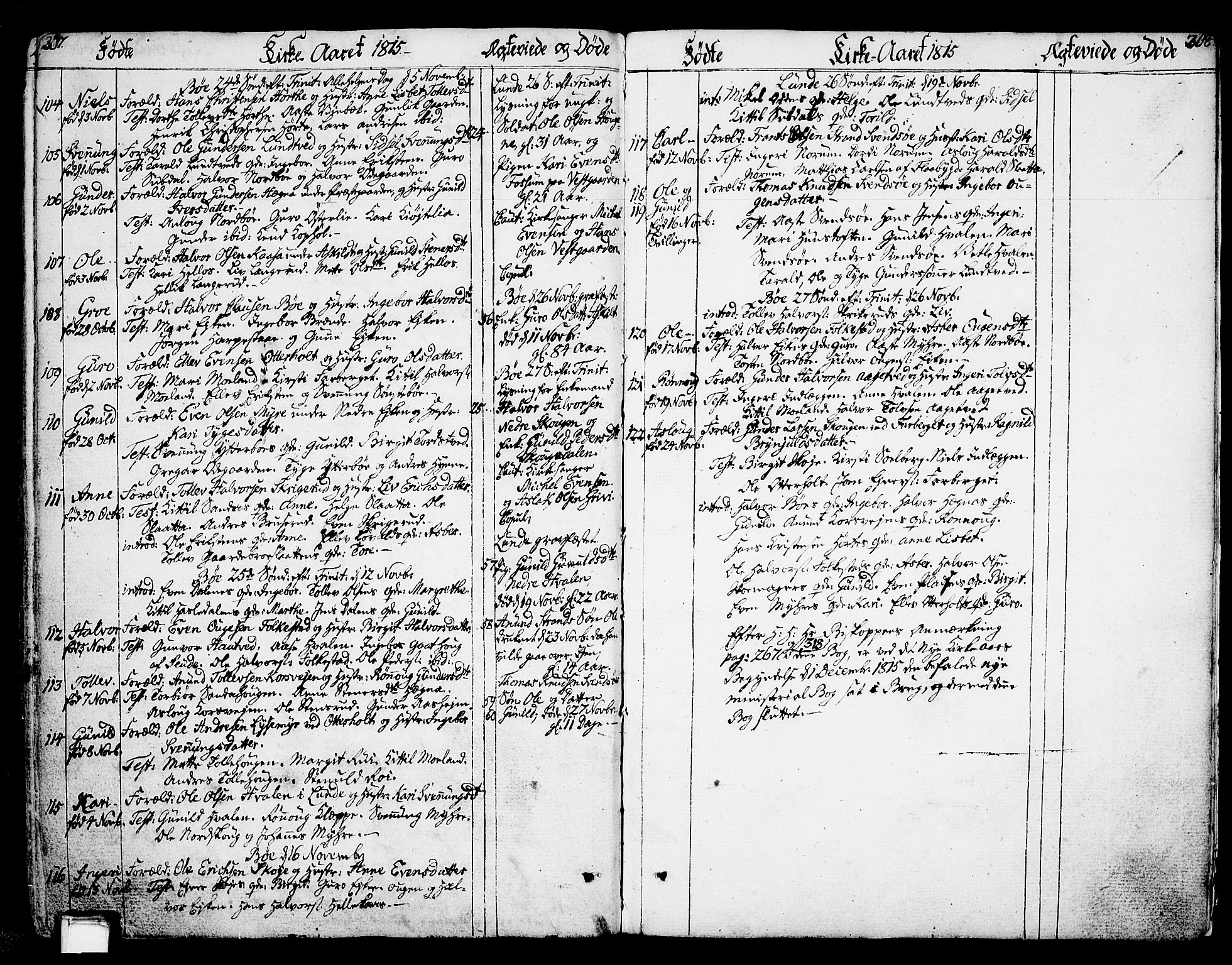 Bø kirkebøker, SAKO/A-257/F/Fa/L0005: Parish register (official) no. 5, 1785-1815, p. 307-308