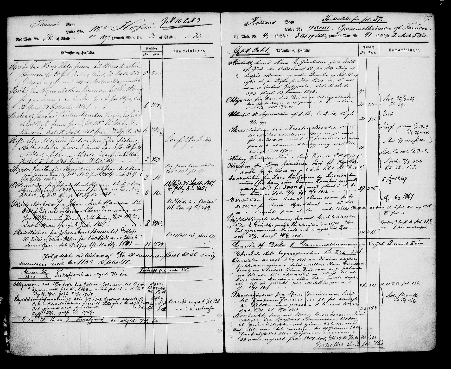 Senja sorenskriveri 1855-, AV/SATØ-S-0048/1/H/Hb/L0031: Mortgage register no. 31, p. 173