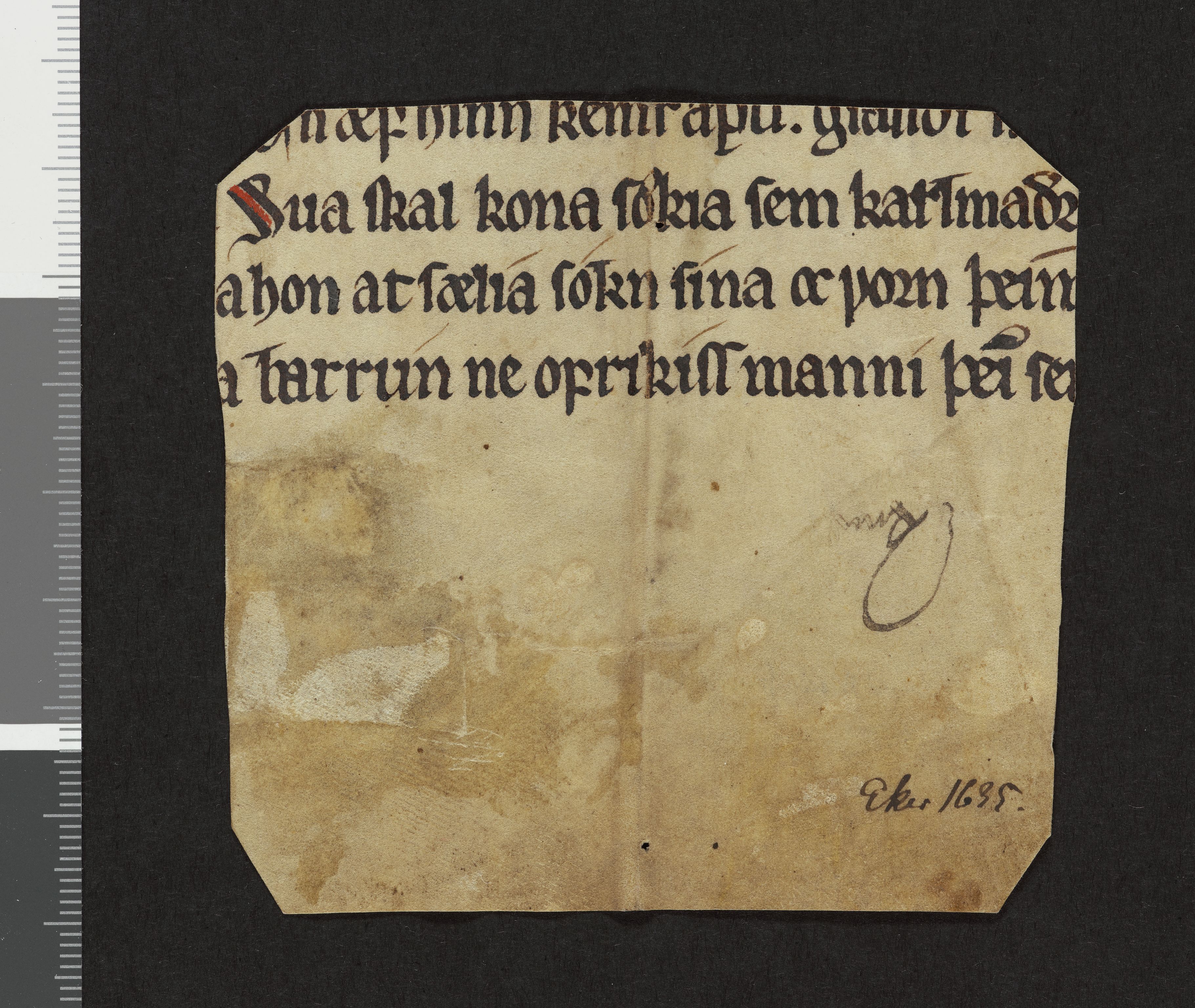 Riksarkivets diplomsamling, AV/RA-EA-5965/F26/L0002: Norrøne membranfragmenter bestand 2-9 (10), 1100-1536, p. 111