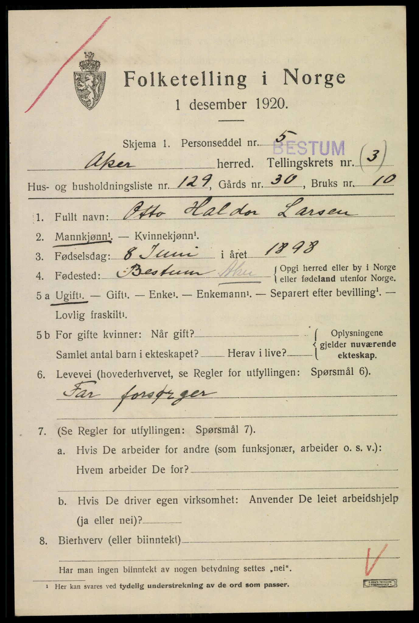 SAO, 1920 census for Aker, 1920, p. 26404