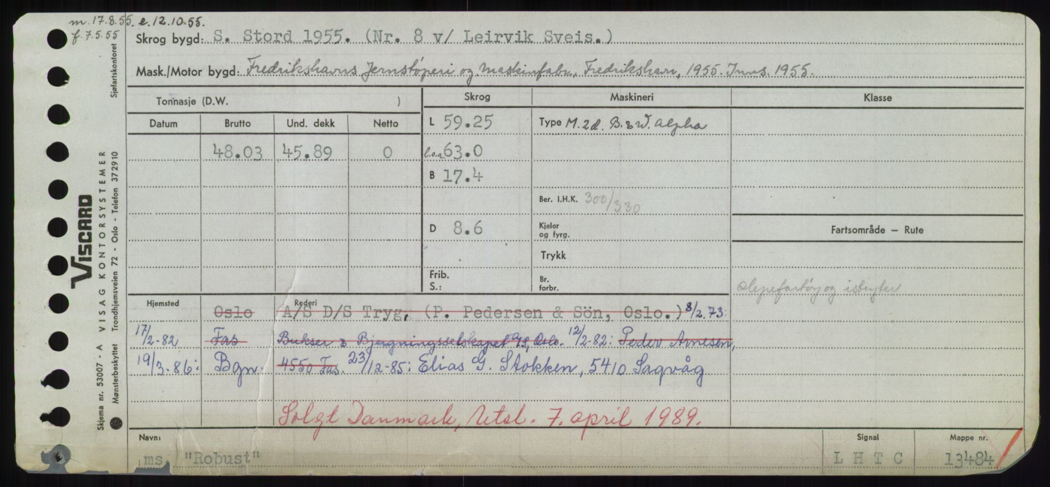 Sjøfartsdirektoratet med forløpere, Skipsmålingen, AV/RA-S-1627/H/Hd/L0031: Fartøy, Rju-Sam, p. 31