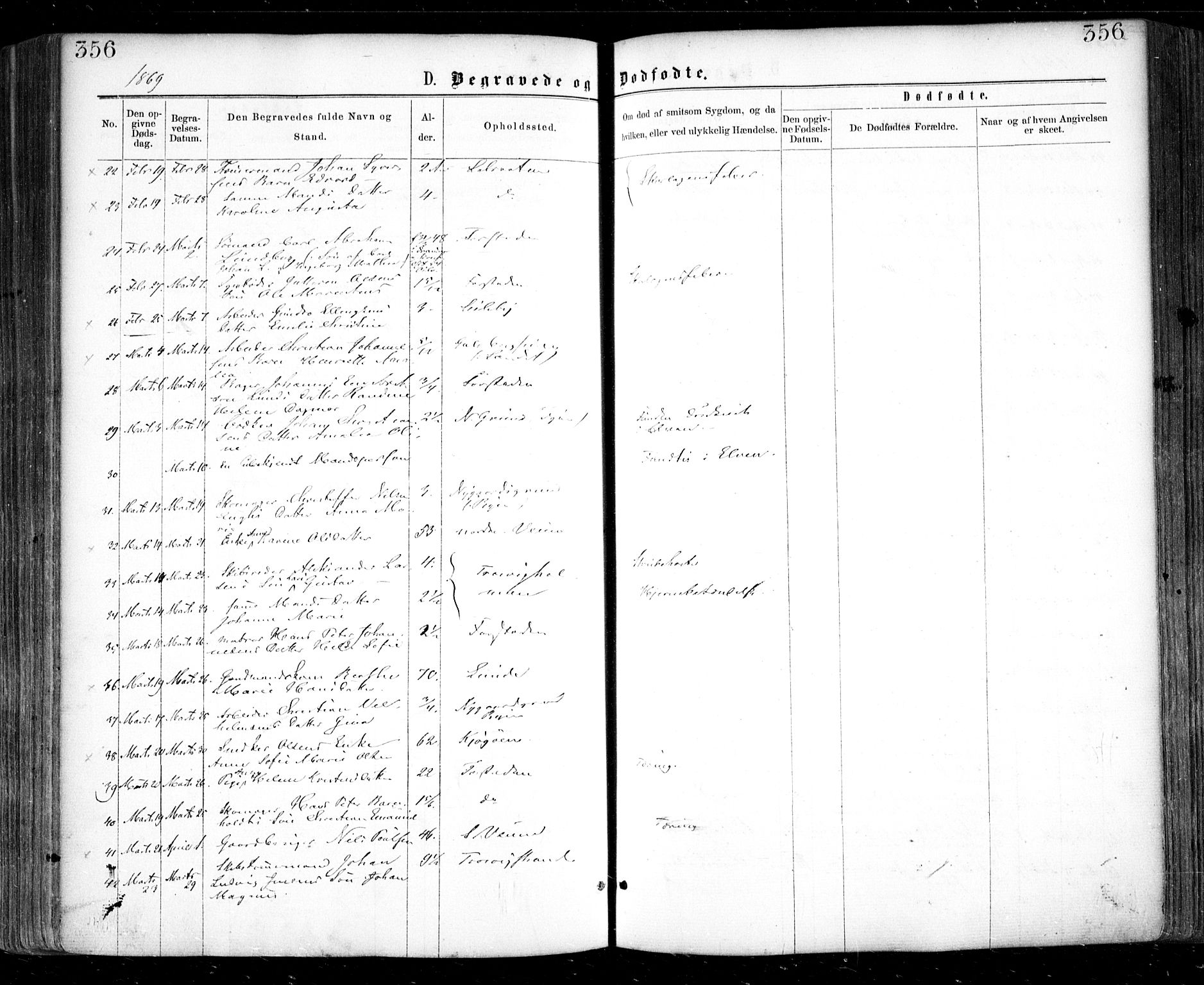 Glemmen prestekontor Kirkebøker, SAO/A-10908/F/Fa/L0008: Parish register (official) no. 8, 1862-1871, p. 356