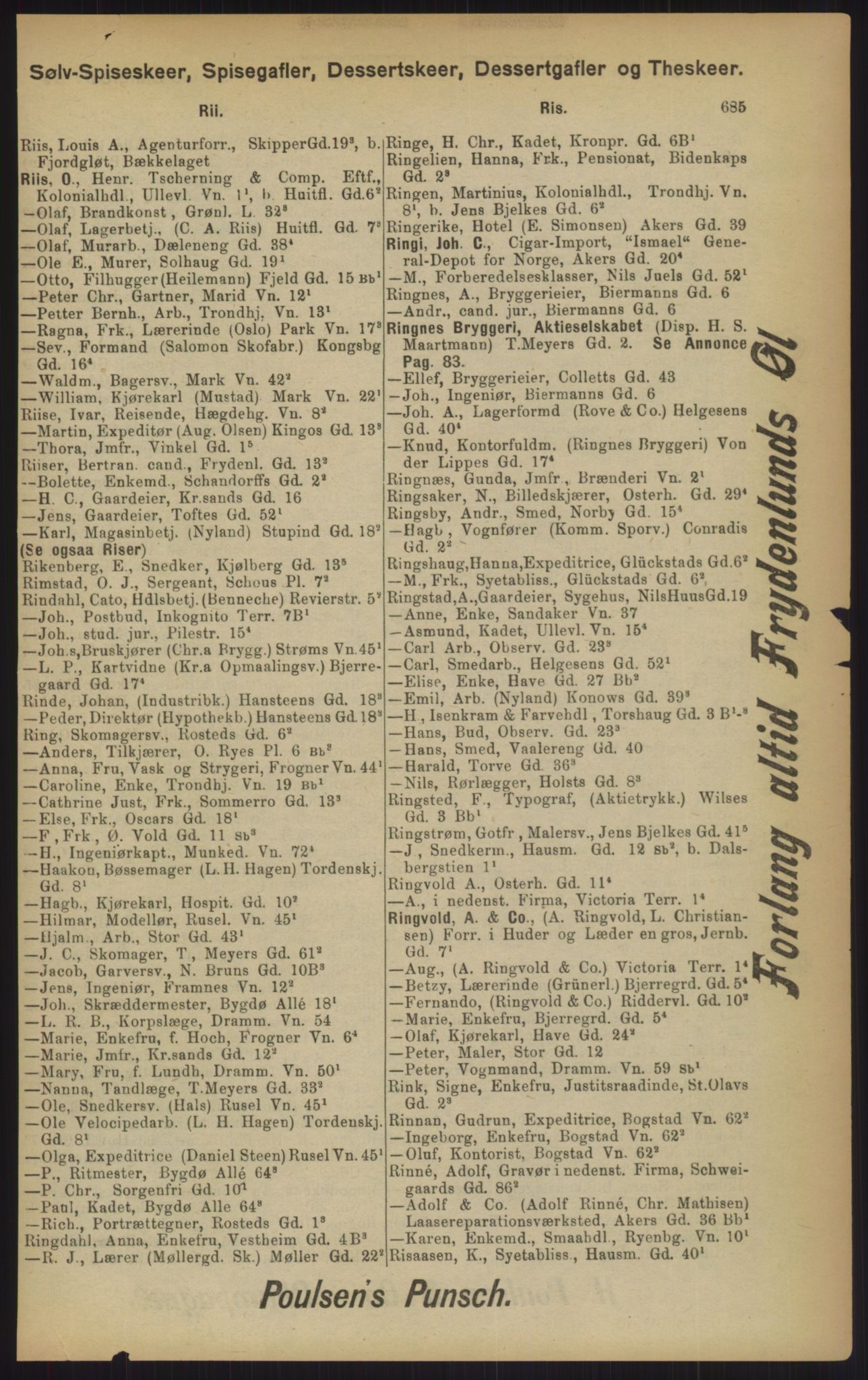 Kristiania/Oslo adressebok, PUBL/-, 1902, p. 685