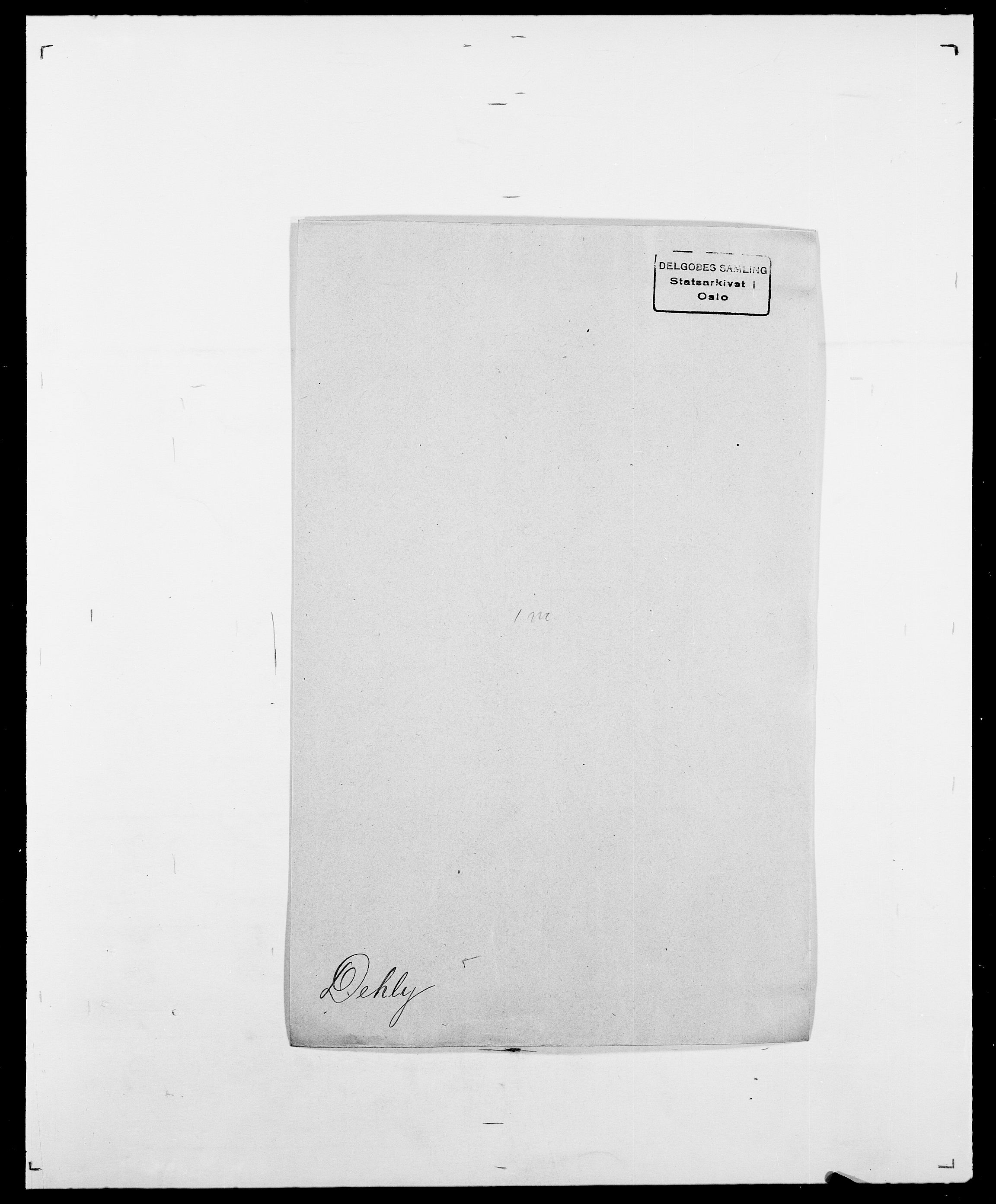Delgobe, Charles Antoine - samling, AV/SAO-PAO-0038/D/Da/L0009: Dahl - v. Düren, p. 447