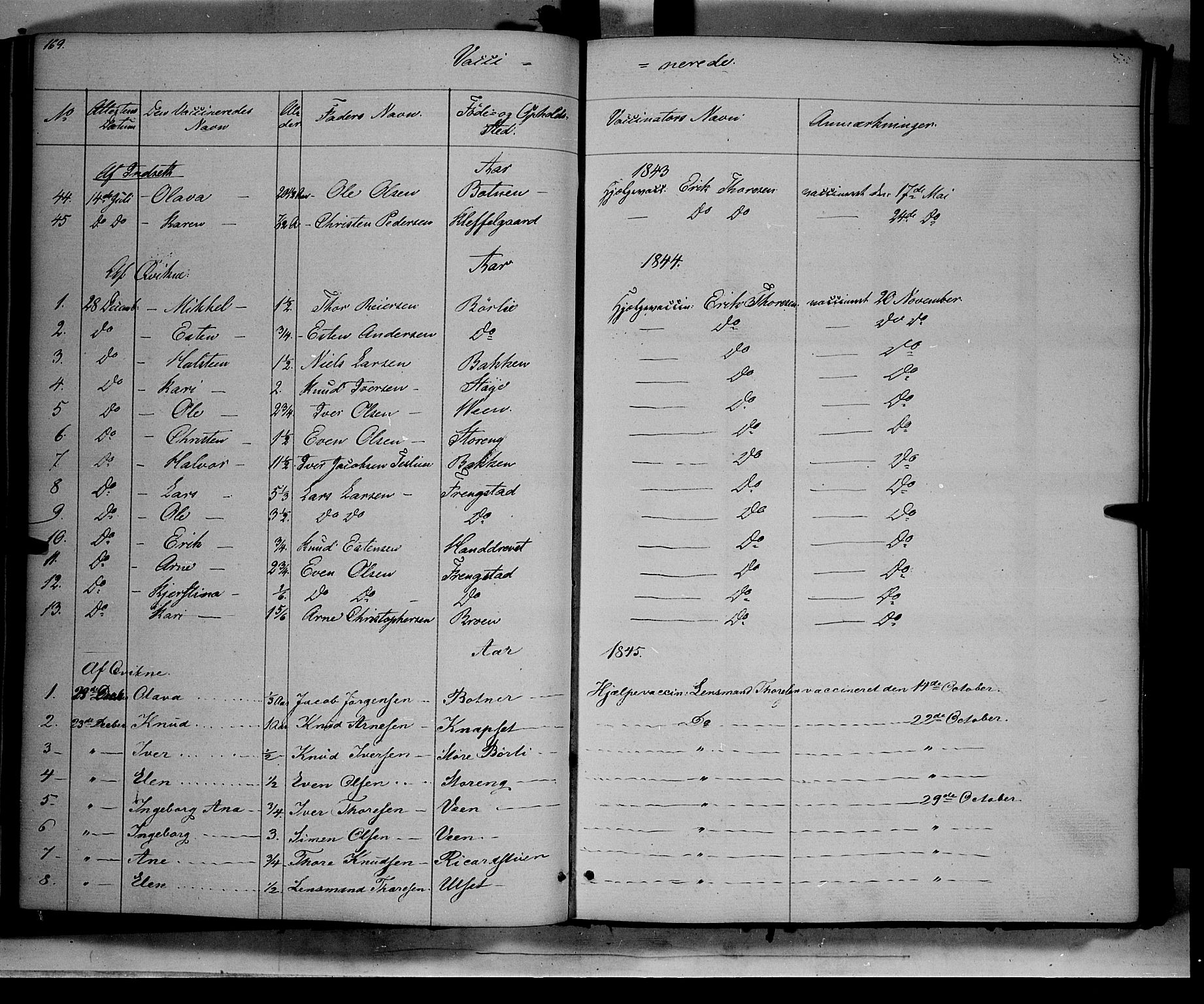 Kvikne prestekontor, AV/SAH-PREST-064/H/Ha/Haa/L0005: Parish register (official) no. 5, 1841-1862, p. 169