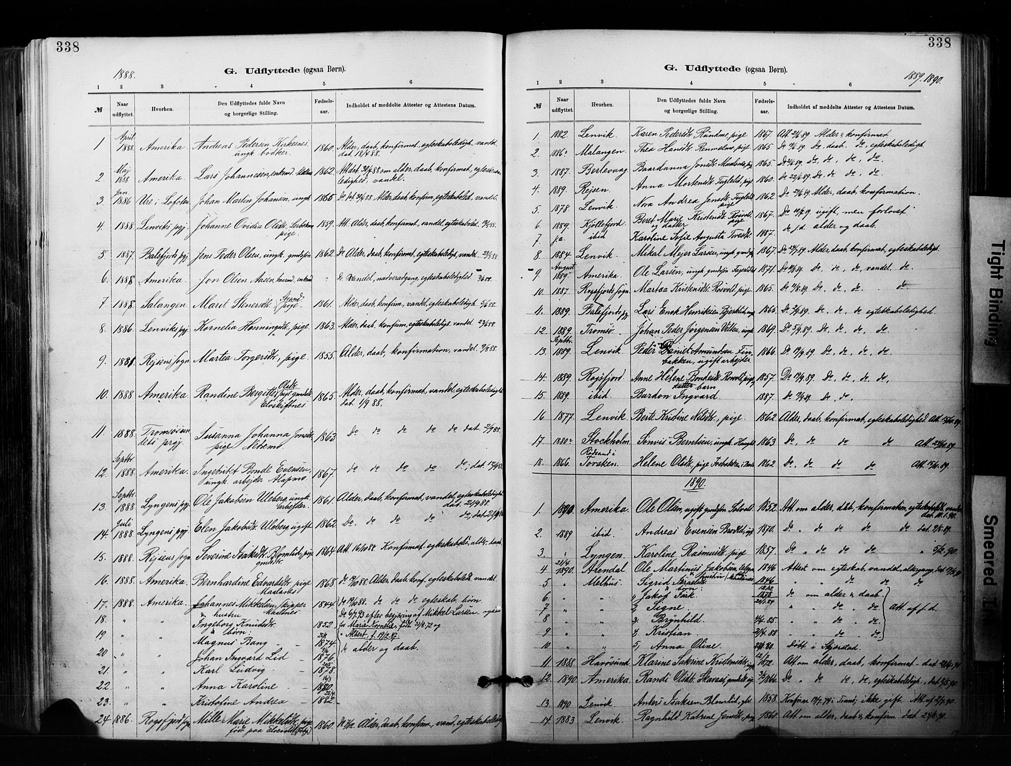 Målselv sokneprestembete, SATØ/S-1311/G/Ga/Gaa/L0007kirke: Parish register (official) no. 7, 1884-1903, p. 338