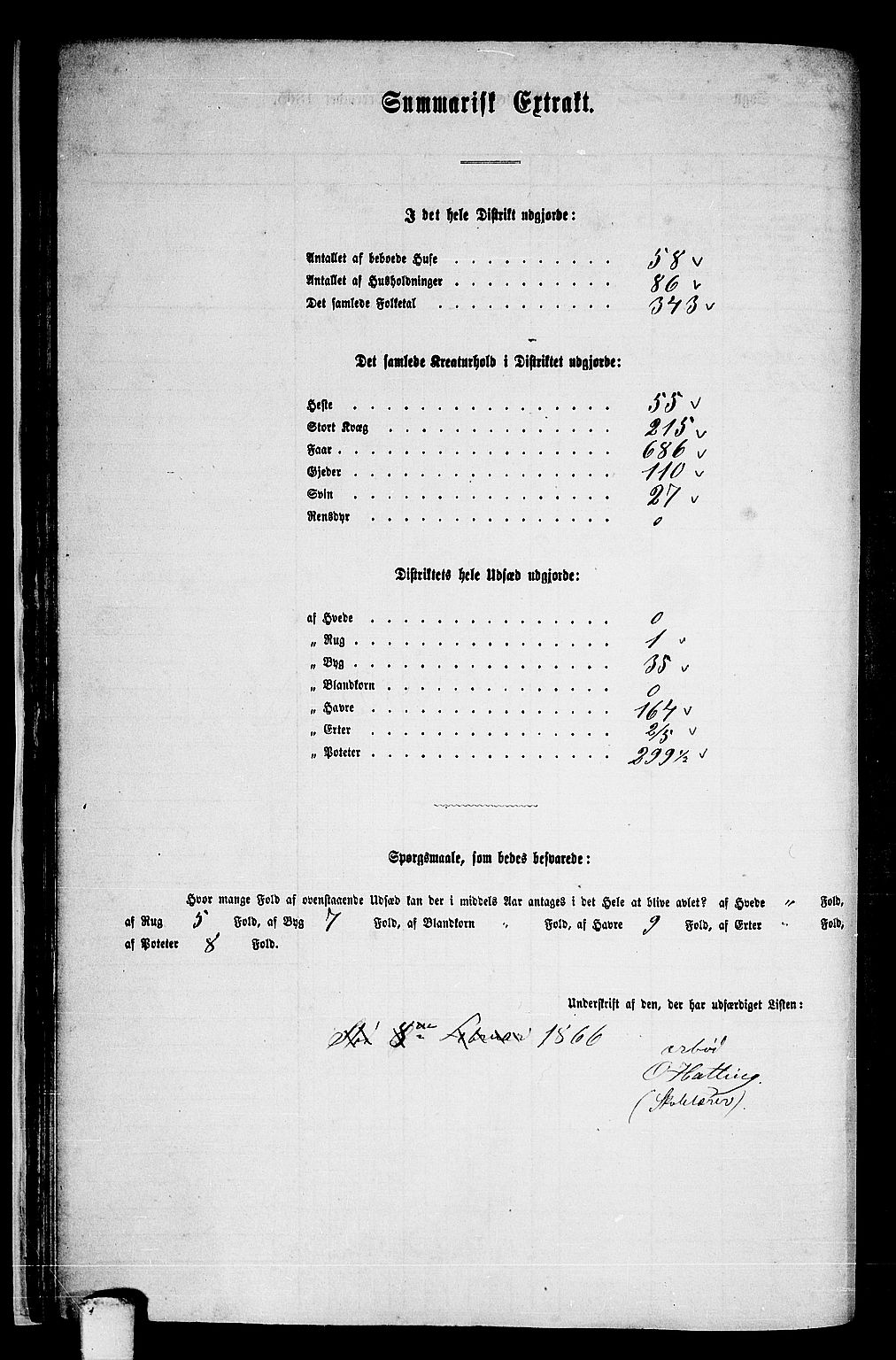 RA, 1865 census for Stod, 1865, p. 37
