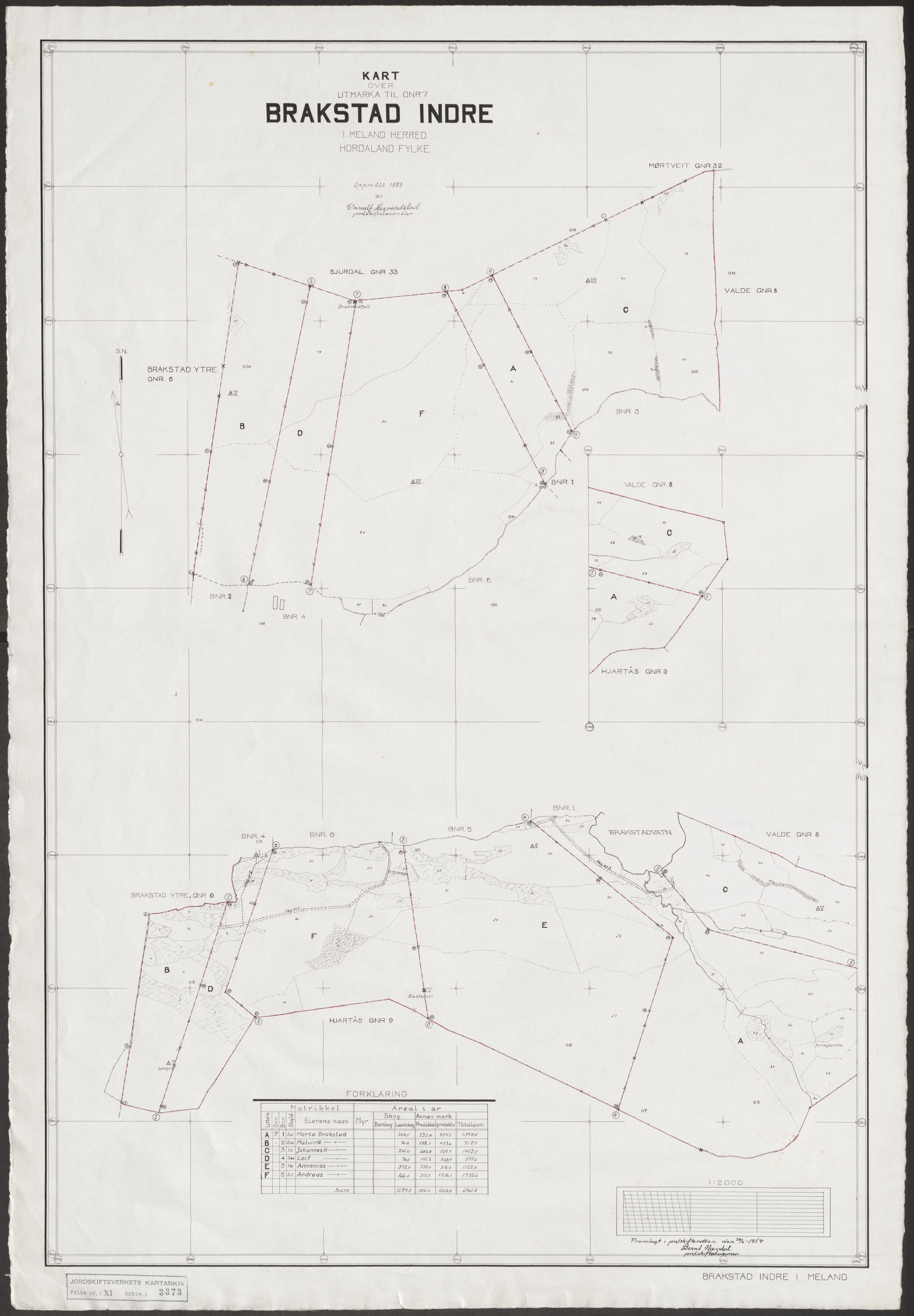 Jordskifteverkets kartarkiv, RA/S-3929/T, 1859-1988, p. 3848