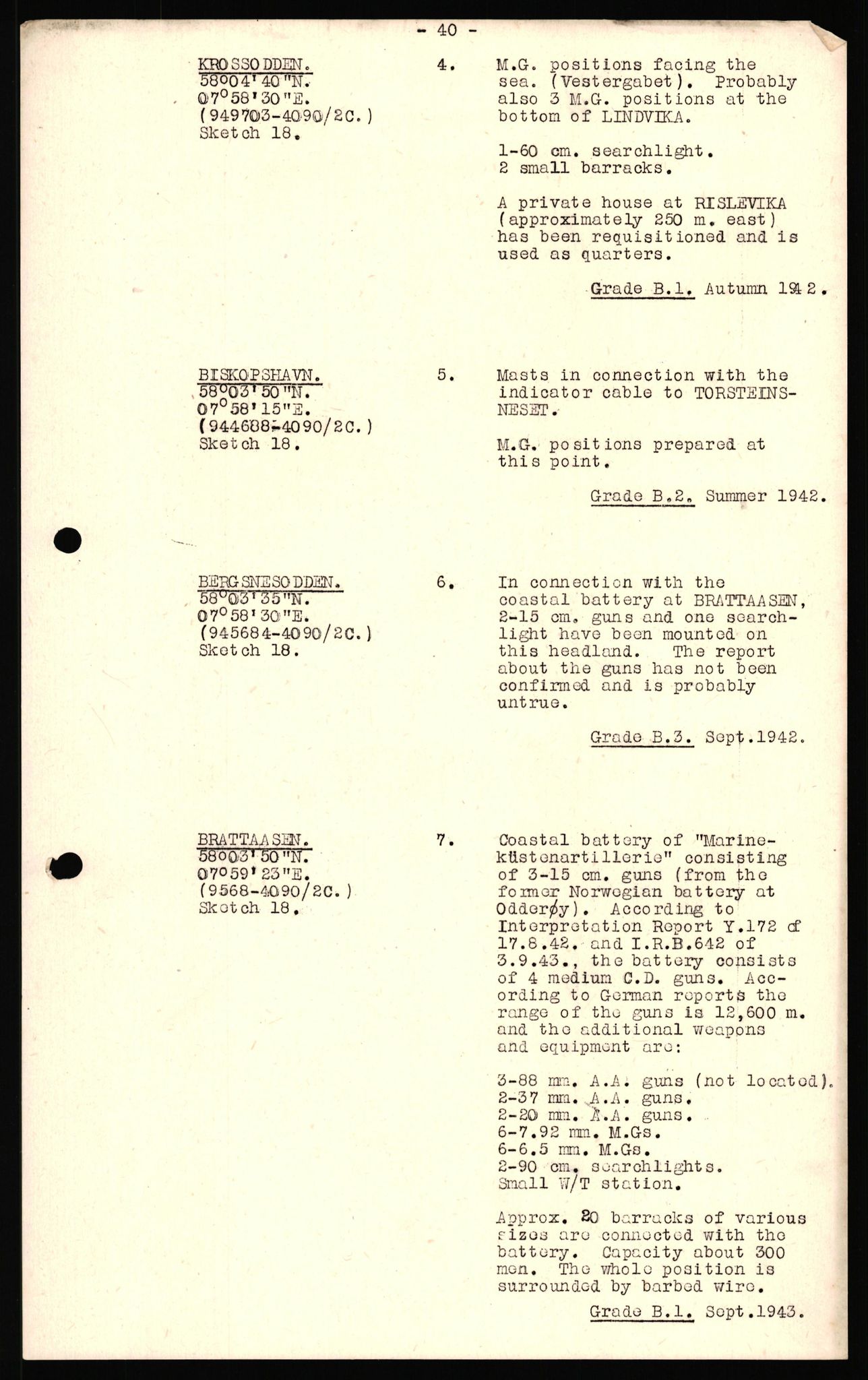 Forsvaret, Forsvarets overkommando II, AV/RA-RAFA-3915/D/Dd/L0023: Vest-Agder, 1942-1943, p. 71