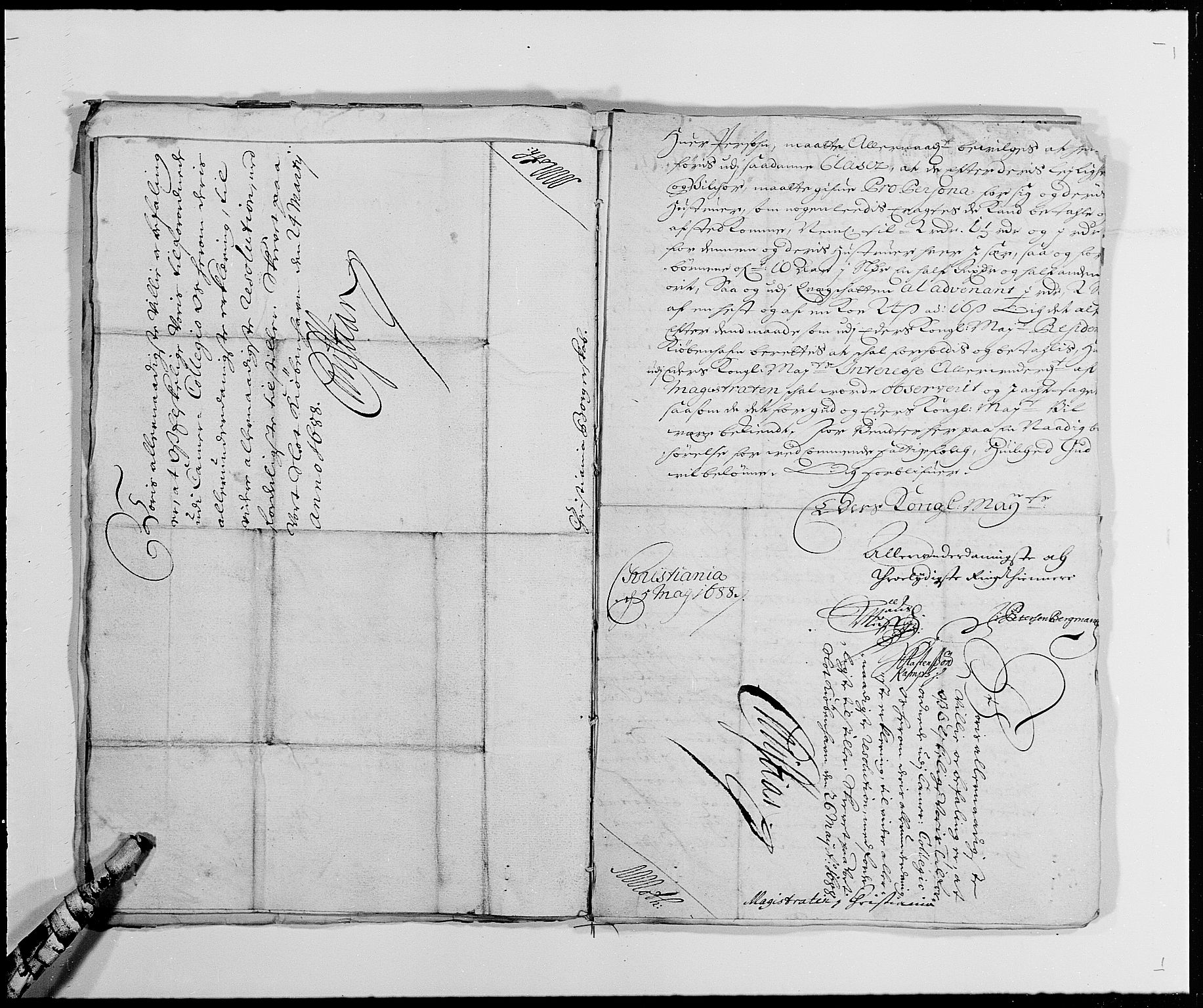 Rentekammeret inntil 1814, Reviderte regnskaper, Byregnskaper, AV/RA-EA-4066/R/Re/L0060: [E5] Kontribusjonsregnskap (med Bragernes), 1685-1693, p. 170