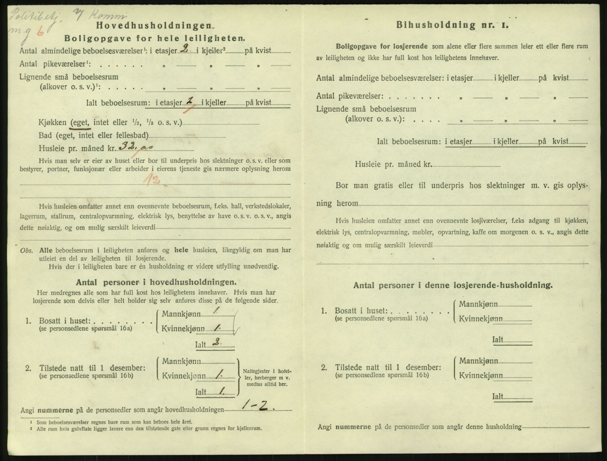 SAKO, 1920 census for Horten, 1920, p. 7196