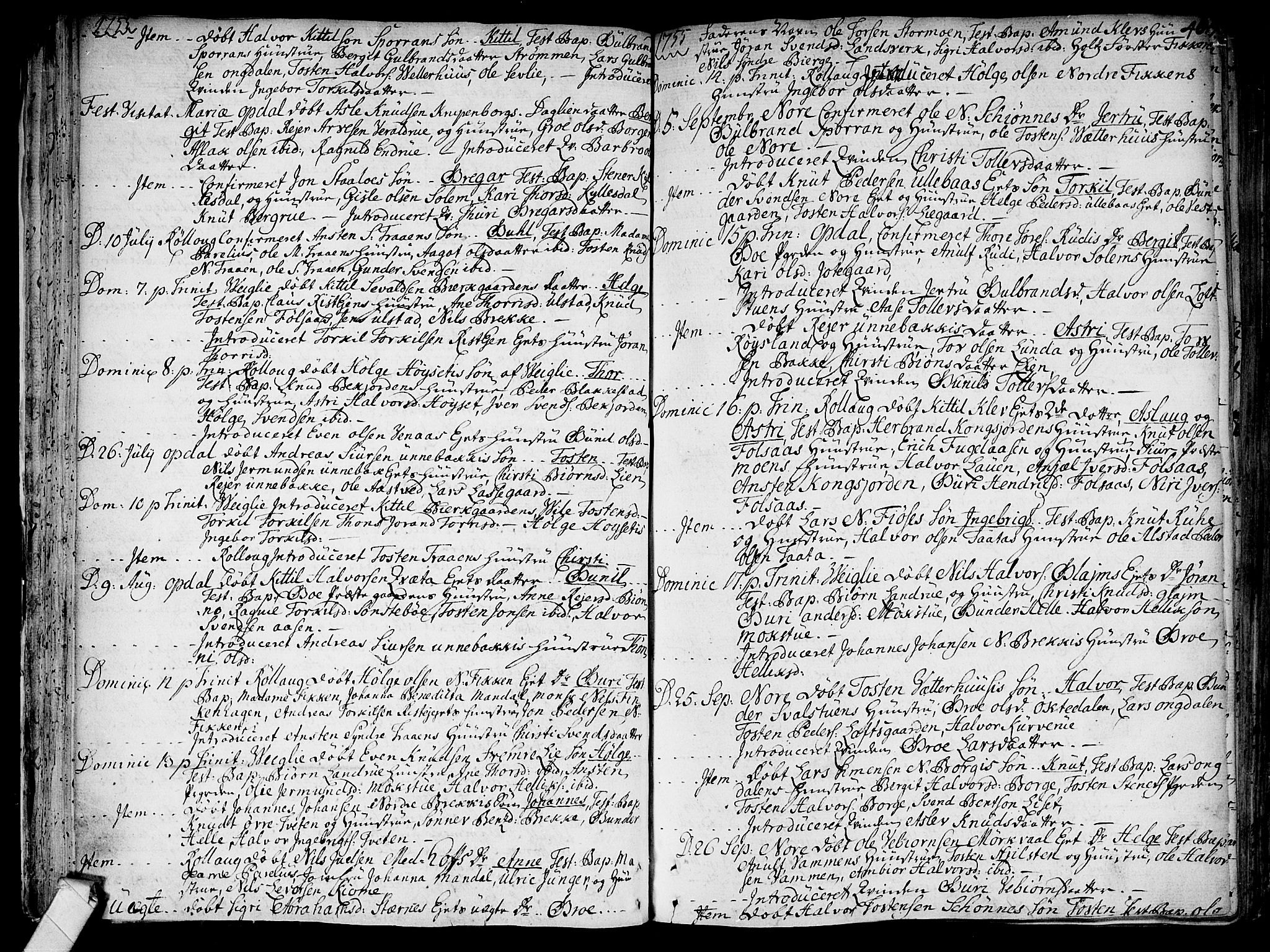 Rollag kirkebøker, SAKO/A-240/F/Fa/L0003: Parish register (official) no. I 3, 1743-1778, p. 46